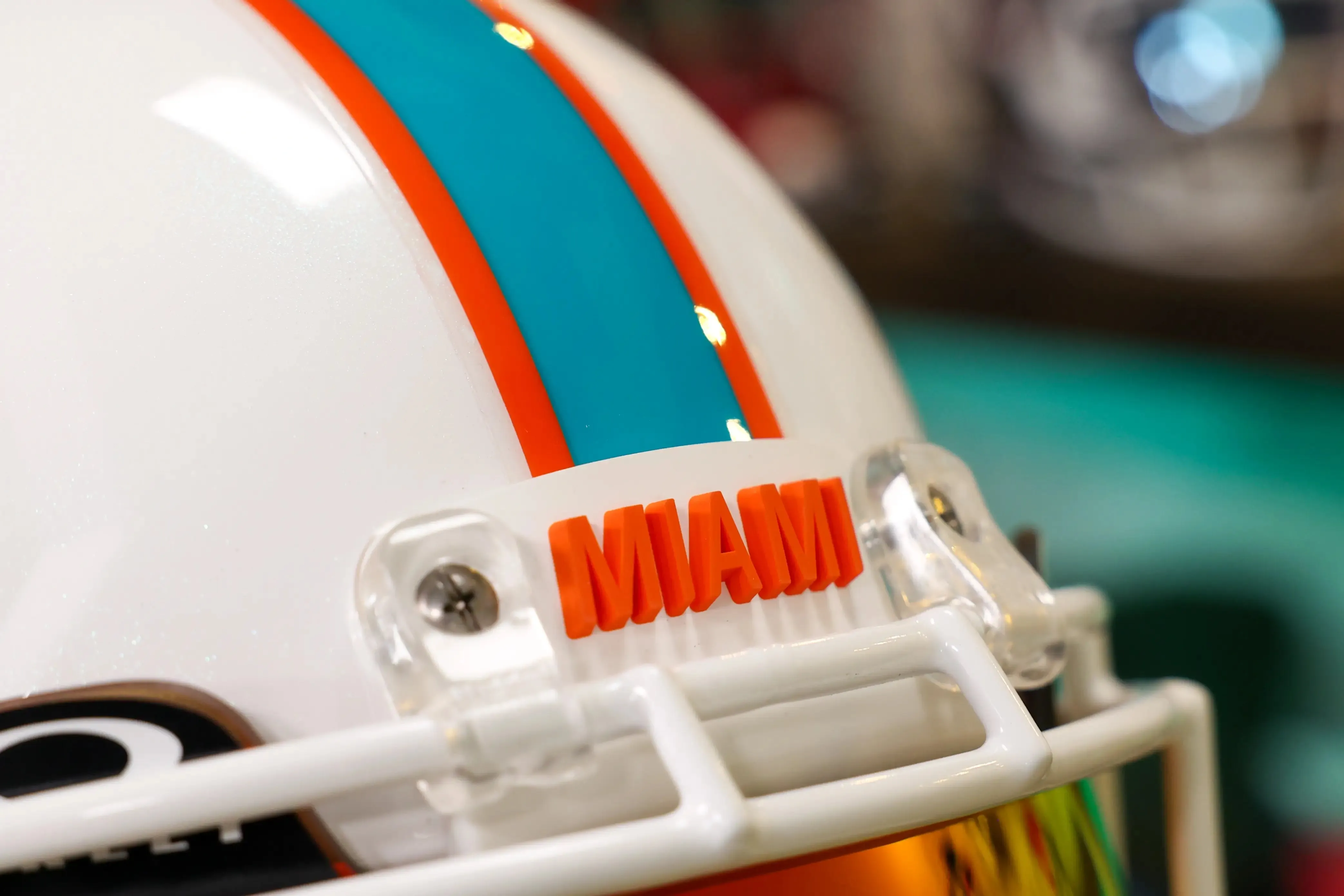 Miami Dolphins Riddell Speed Authentic Helmet - GG Edition
