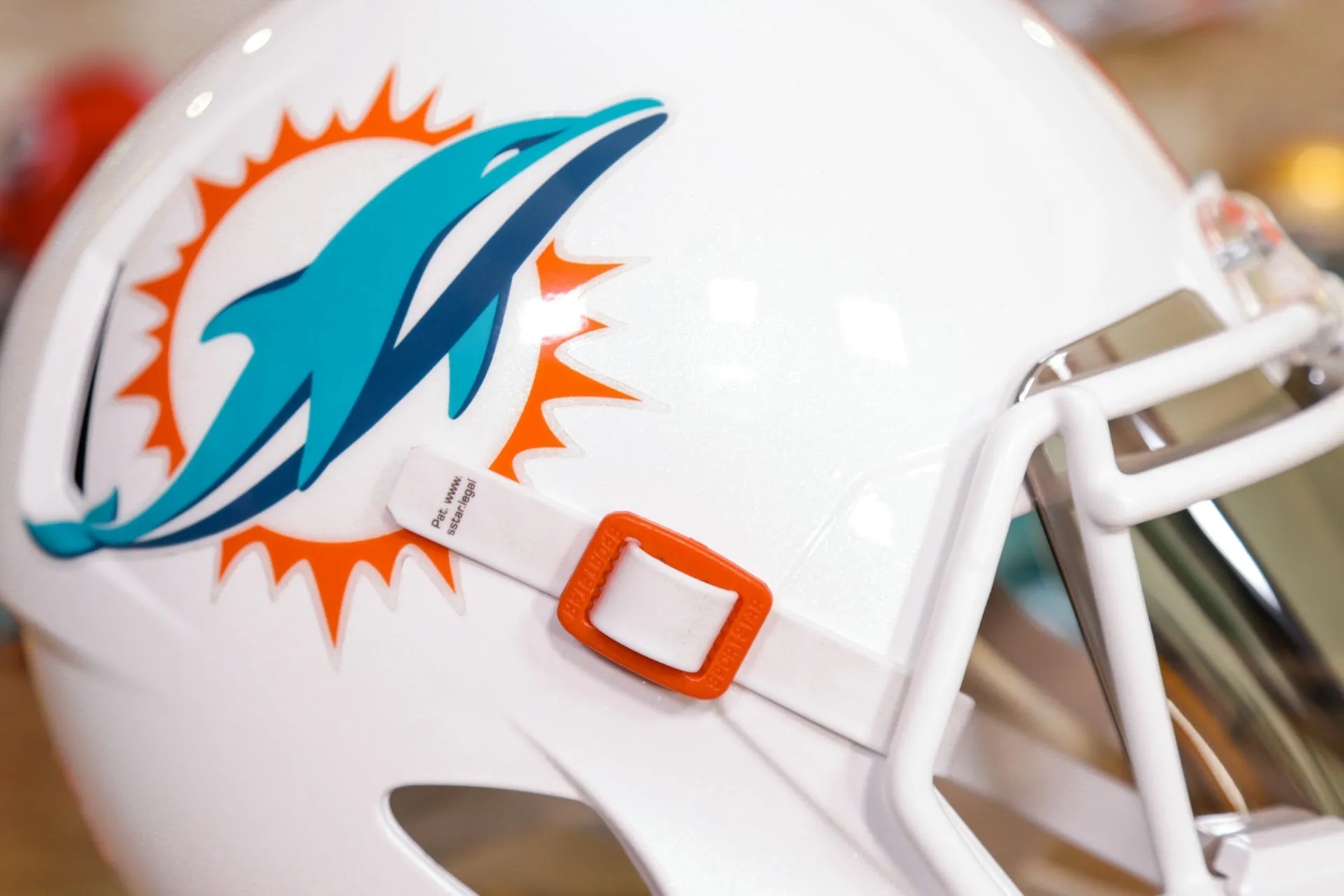 Miami Dolphins Riddell Speed Display Helmet - GG Edition 00257