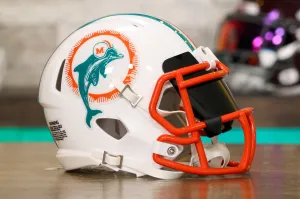 Miami Dolphins Riddell Speed Mini Helmet - GG Edition 02664