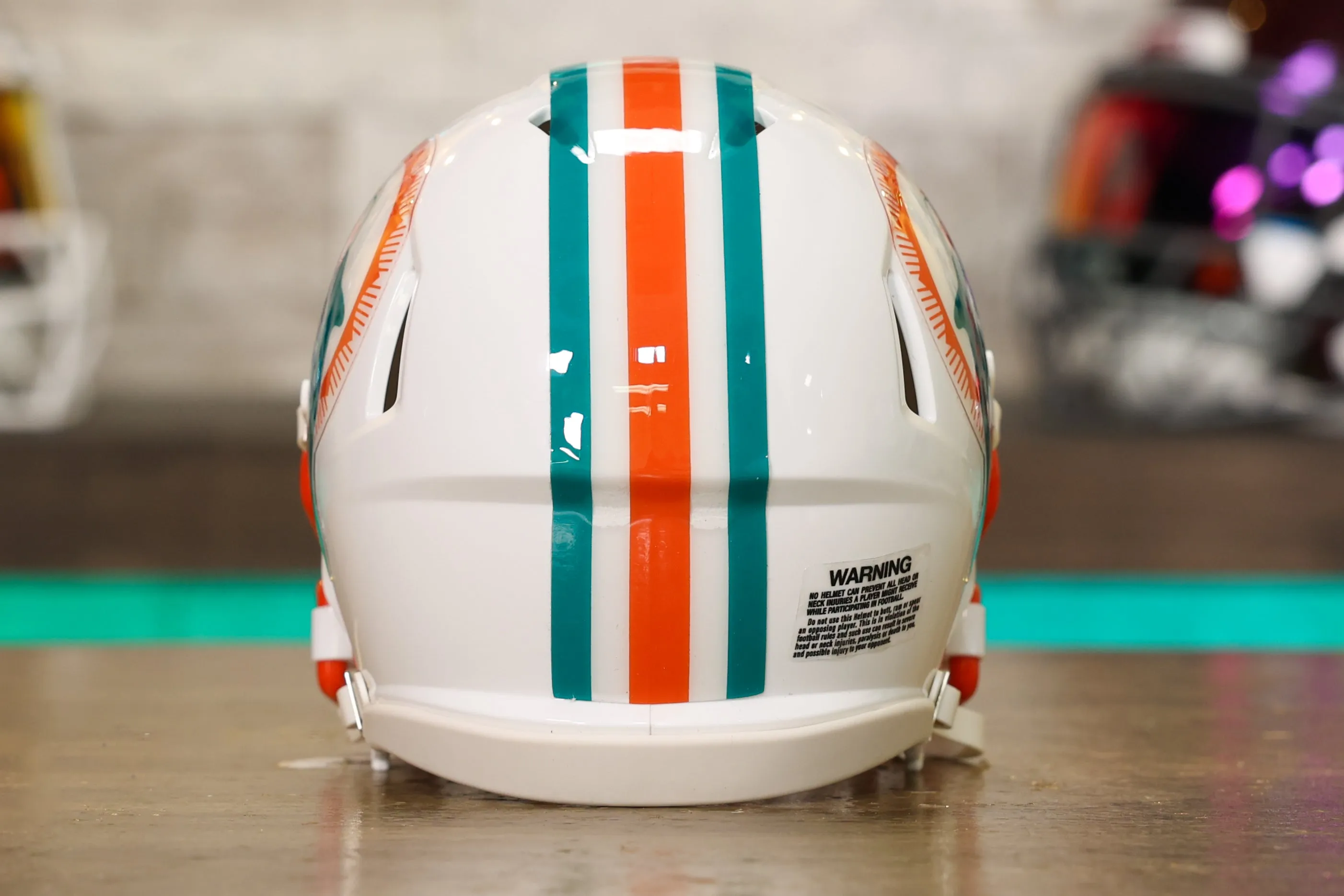 Miami Dolphins Riddell Speed Mini Helmet - GG Edition 02664