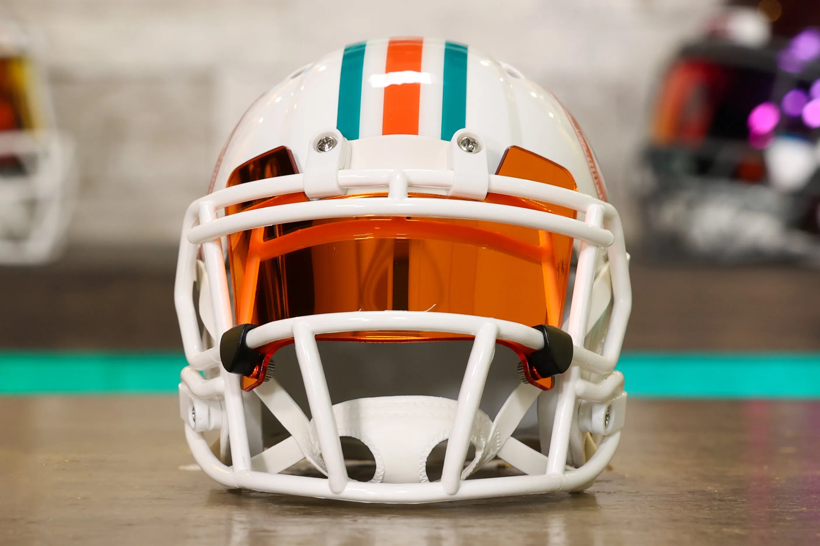 Miami Dolphins Riddell Speed Mini Helmet - GG Edition
