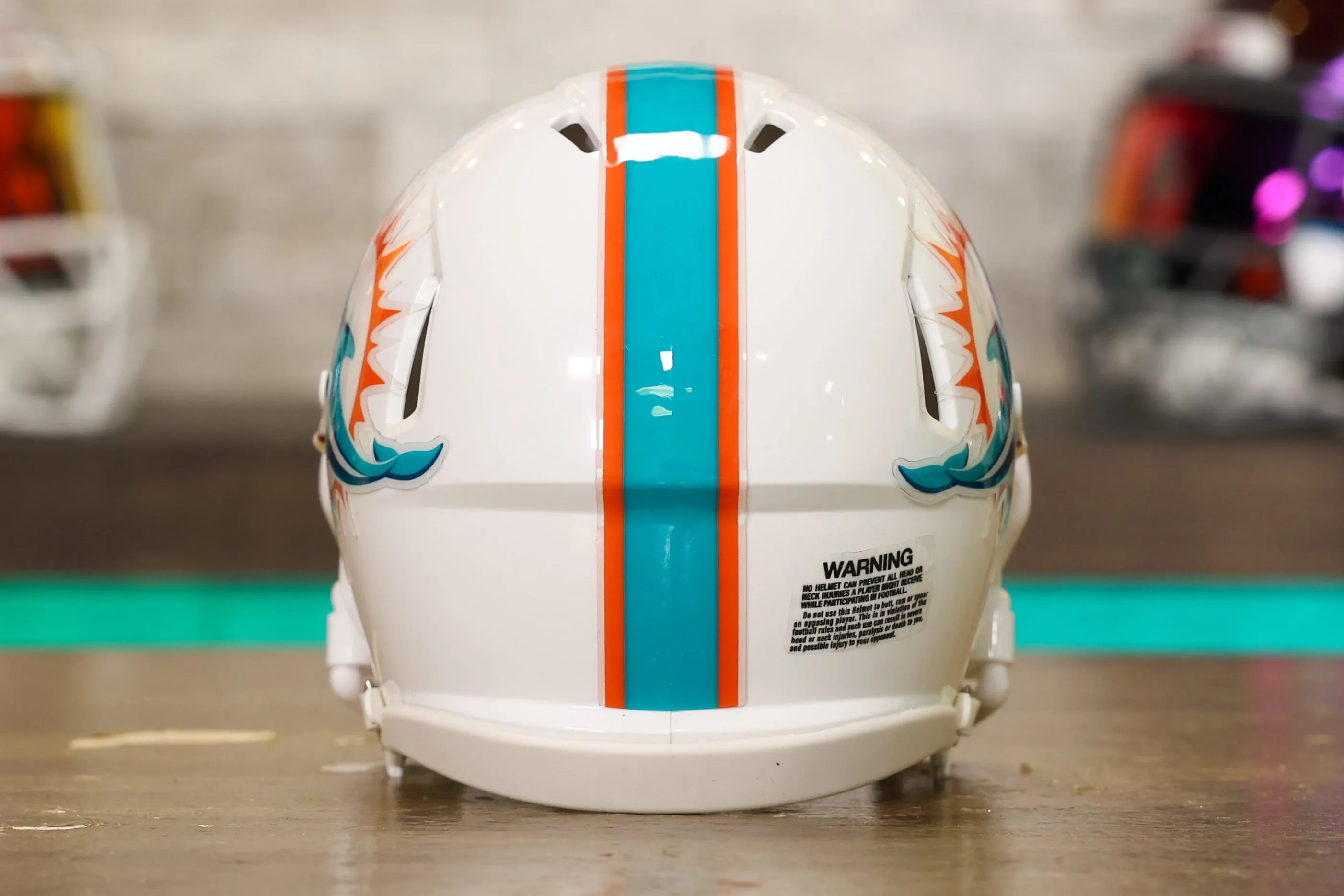 Miami Dolphins Riddell Speed Mini Helmet - GG Edition