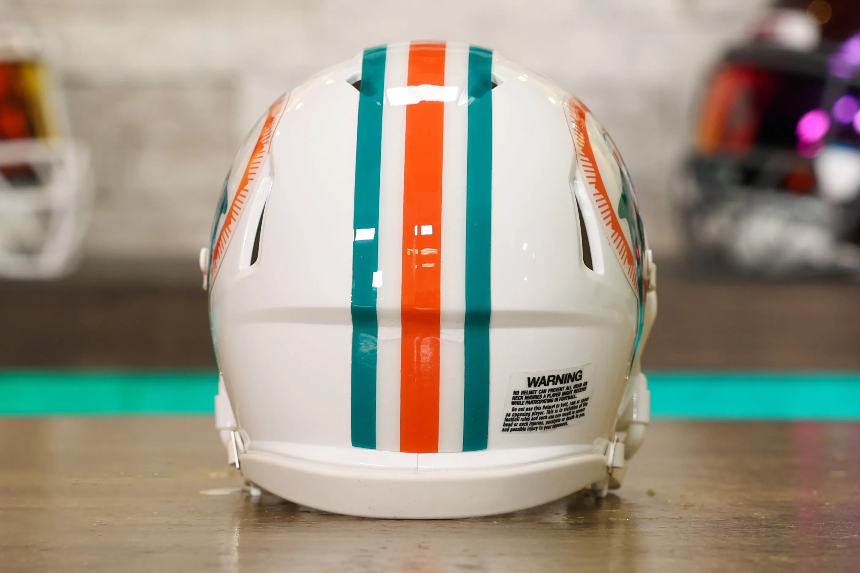 Miami Dolphins Riddell Speed Mini Helmet - GG Edition