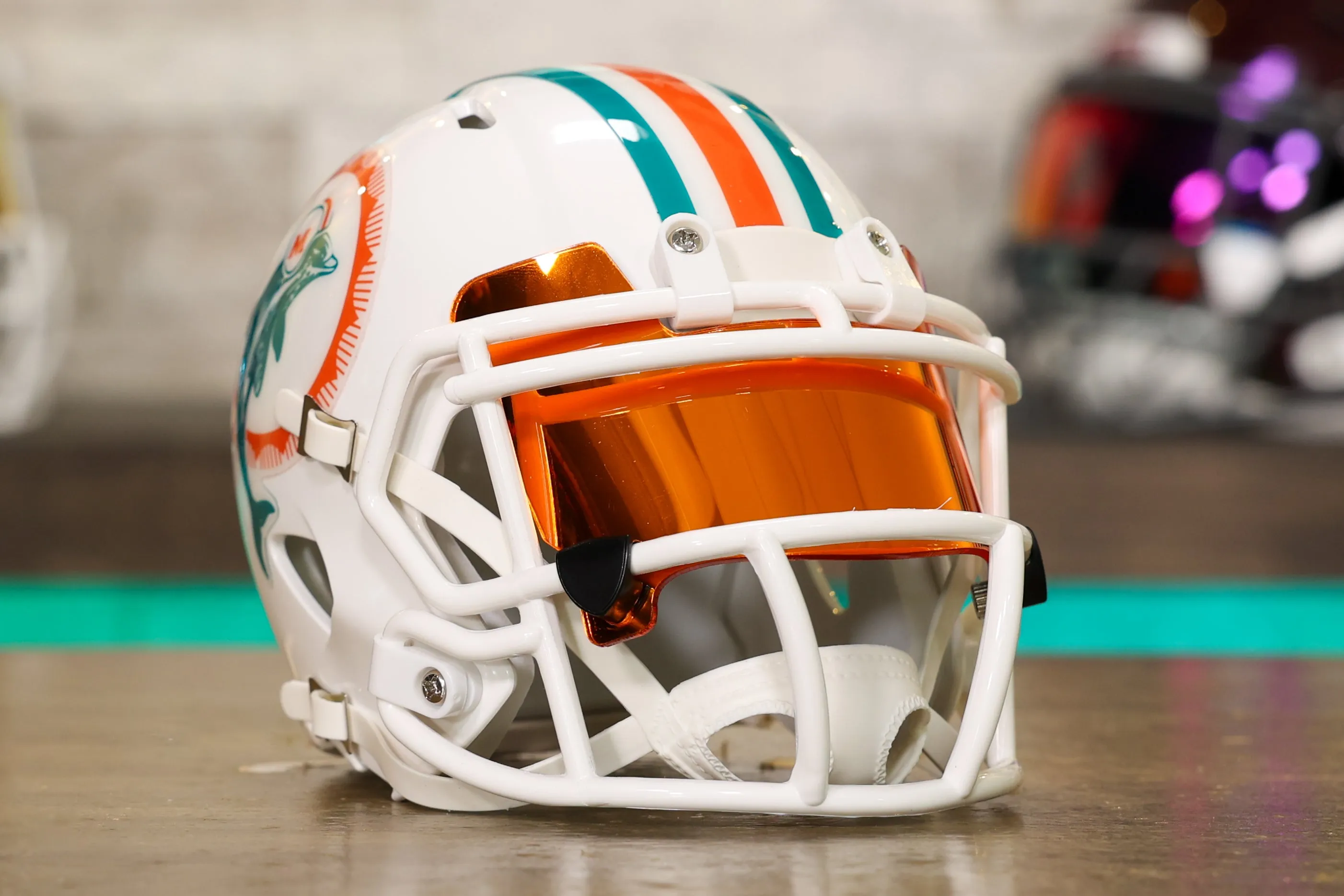 Miami Dolphins Riddell Speed Mini Helmet - GG Edition