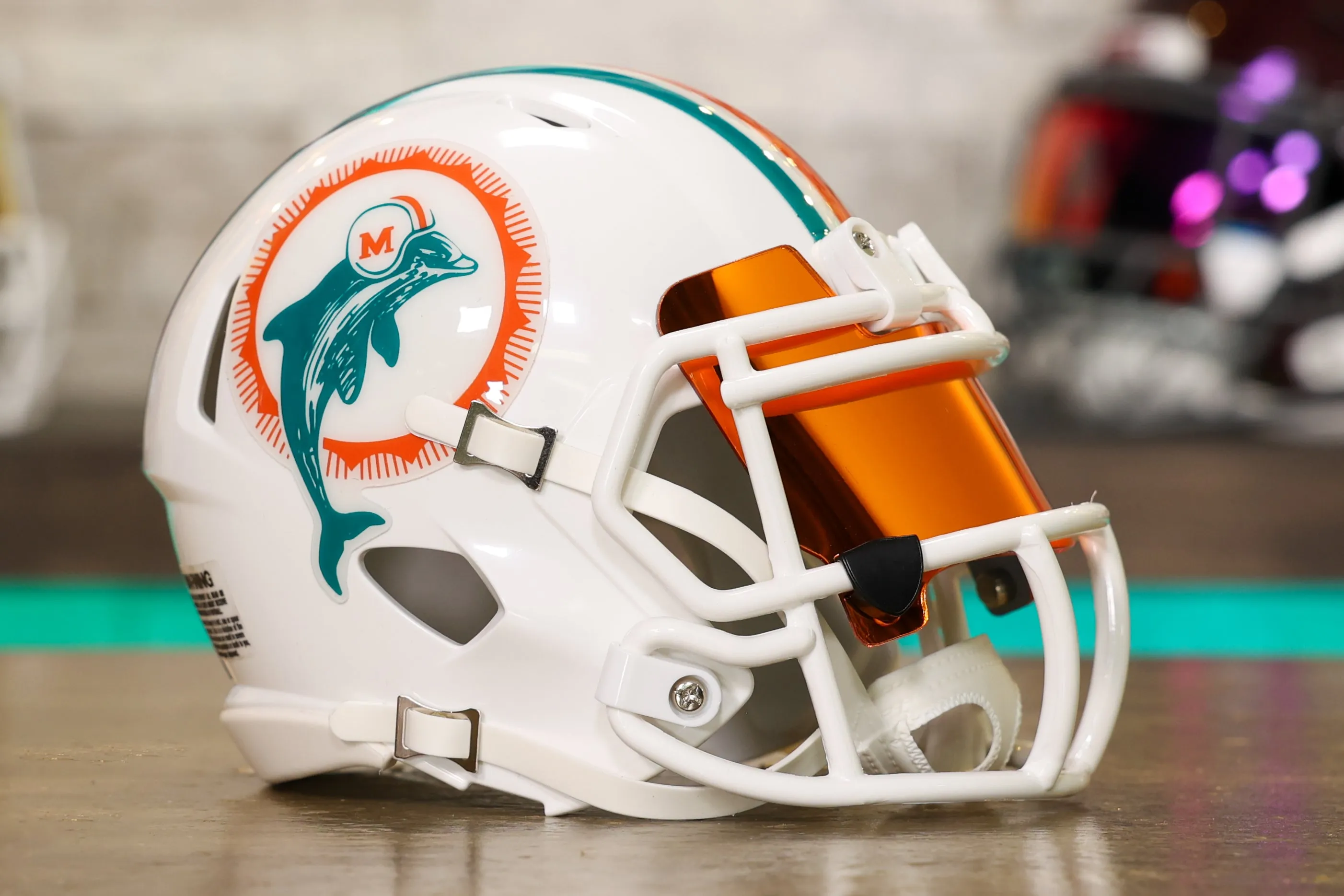 Miami Dolphins Riddell Speed Mini Helmet - GG Edition