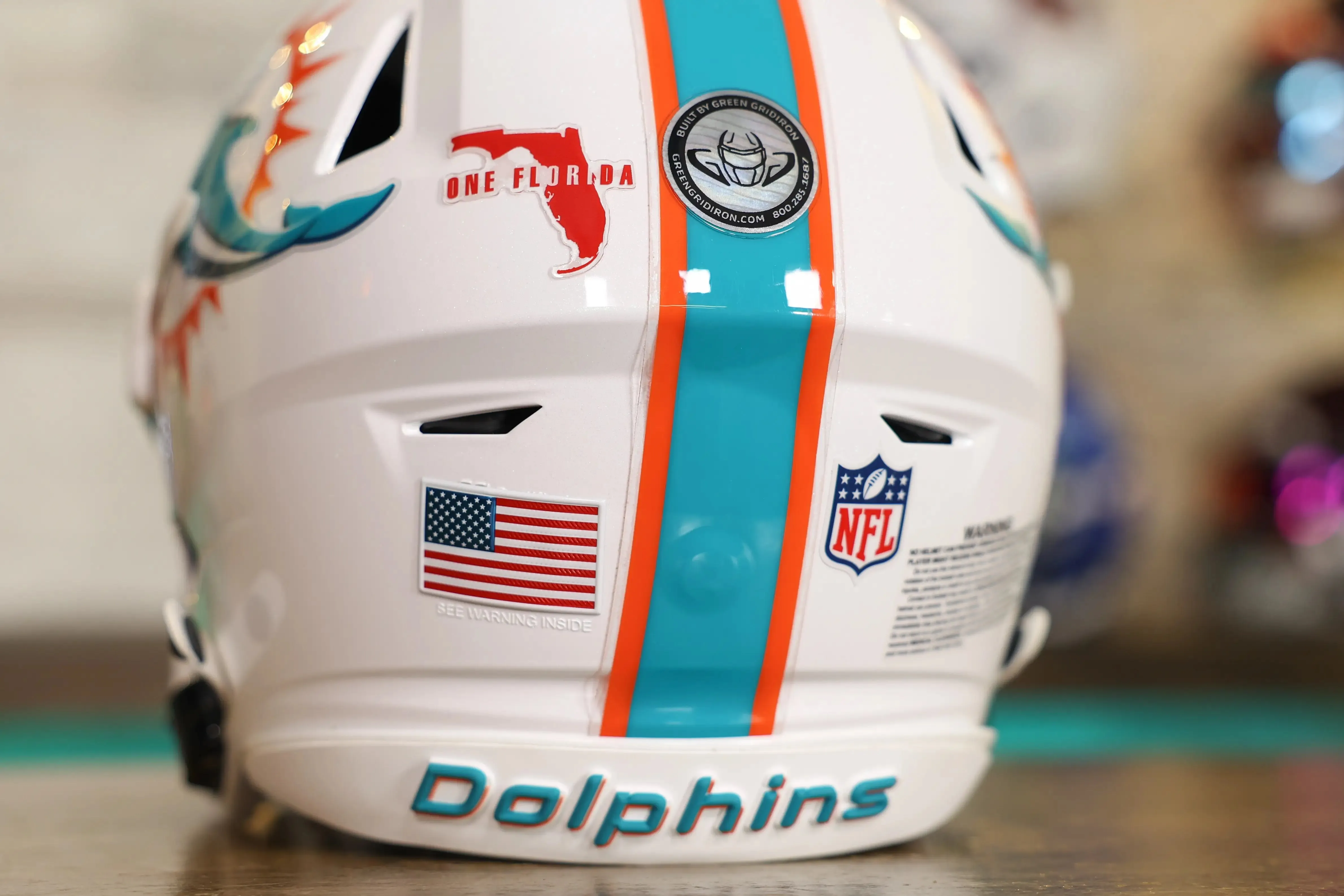 Miami Dolphins Riddell SpeedFlex Helmet - GG Edition