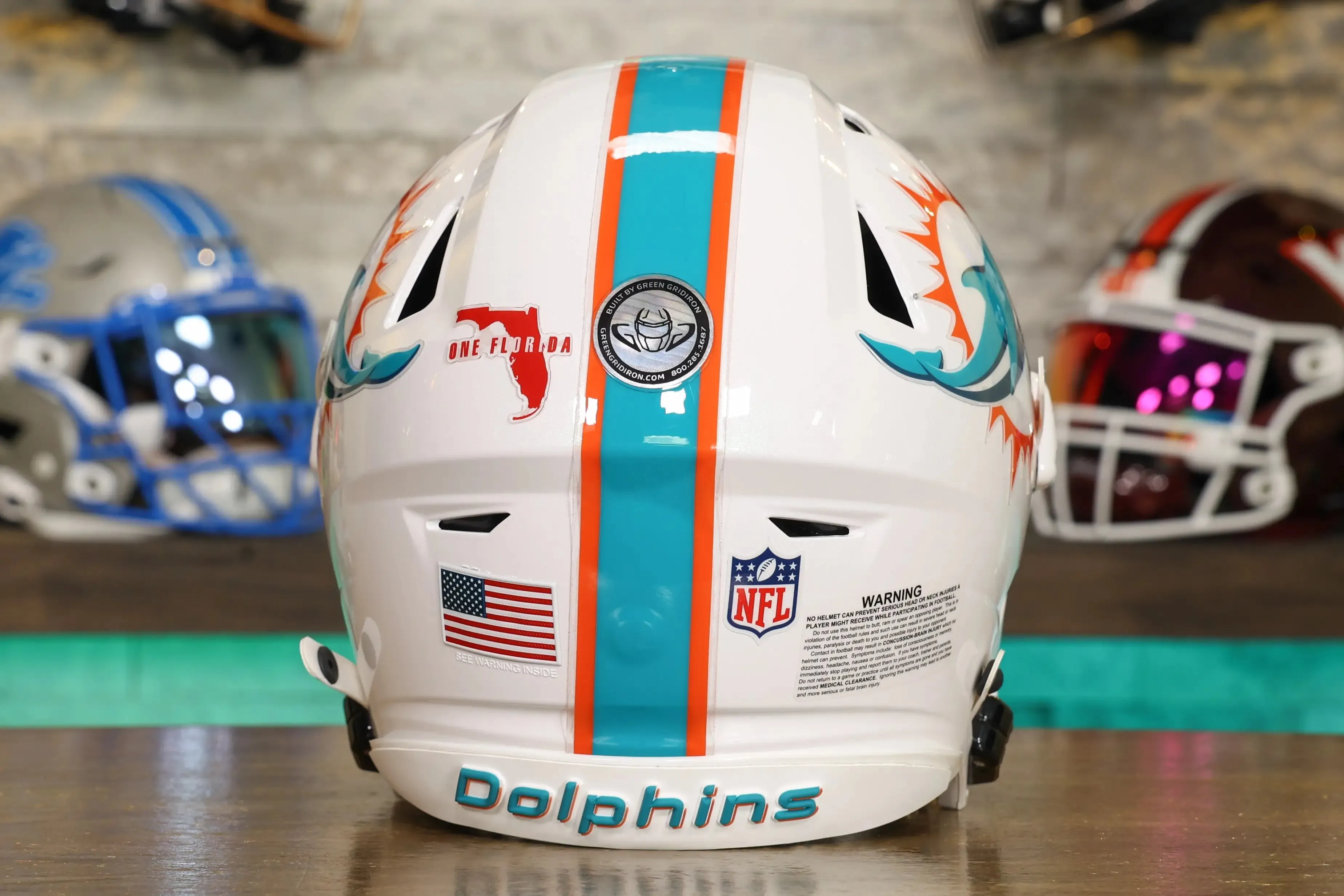 Miami Dolphins Riddell SpeedFlex Helmet - GG Edition