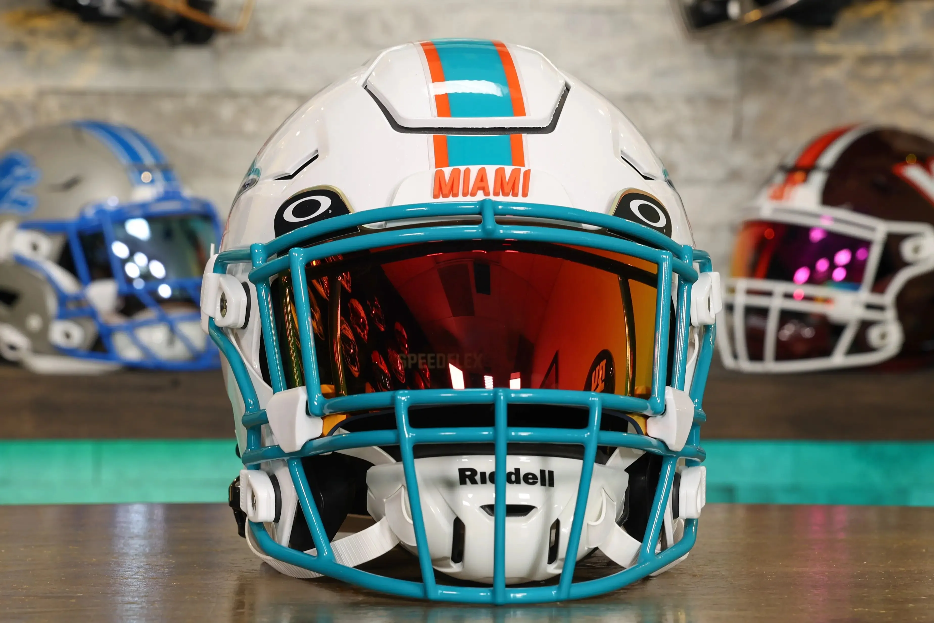 Miami Dolphins Riddell SpeedFlex Helmet - GG Edition