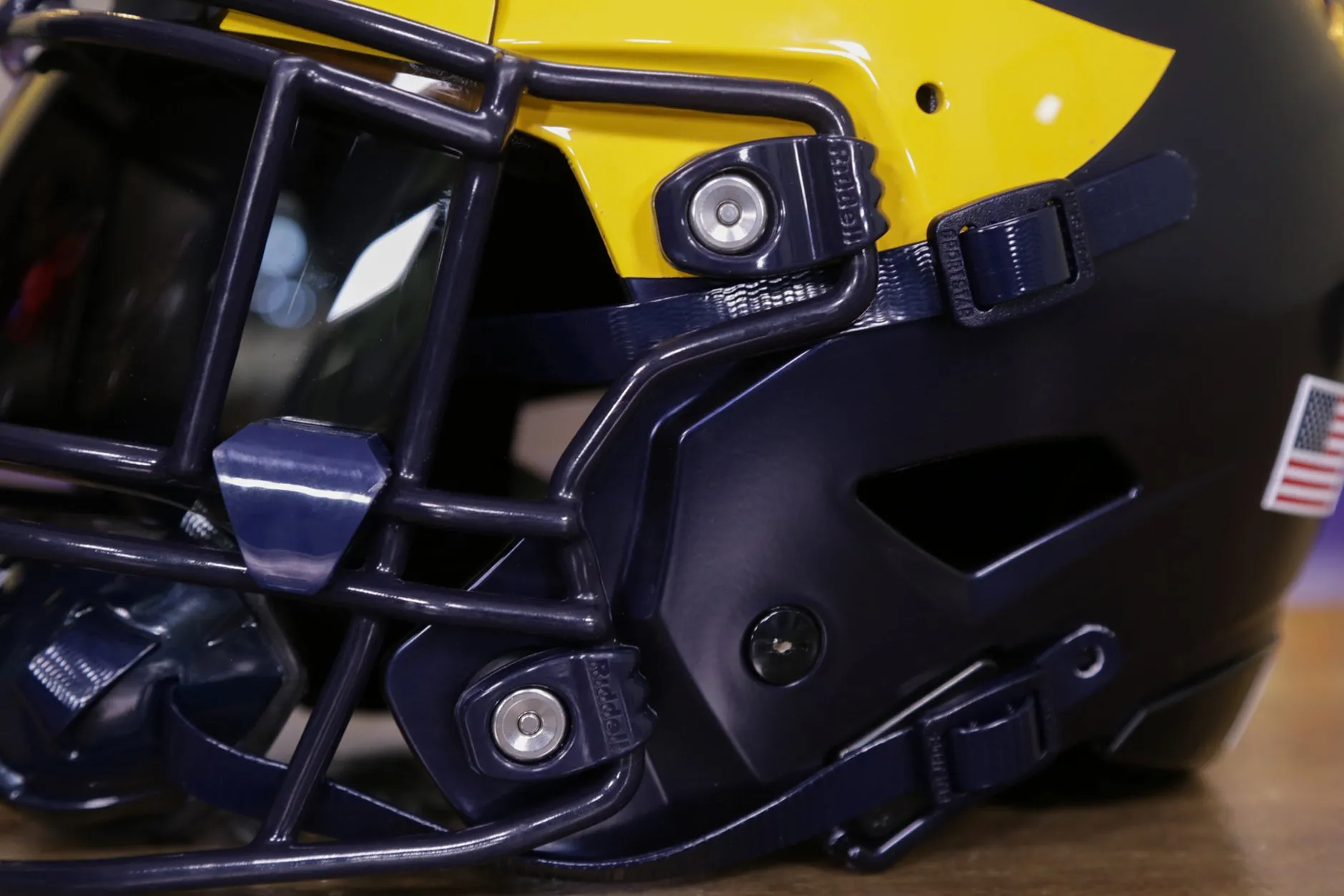Michigan Wolverines Riddell SpeedFlex Helmet - GG Edition 00172