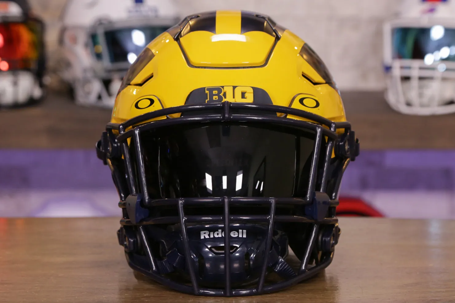 Michigan Wolverines Riddell SpeedFlex Helmet - GG Edition 00172