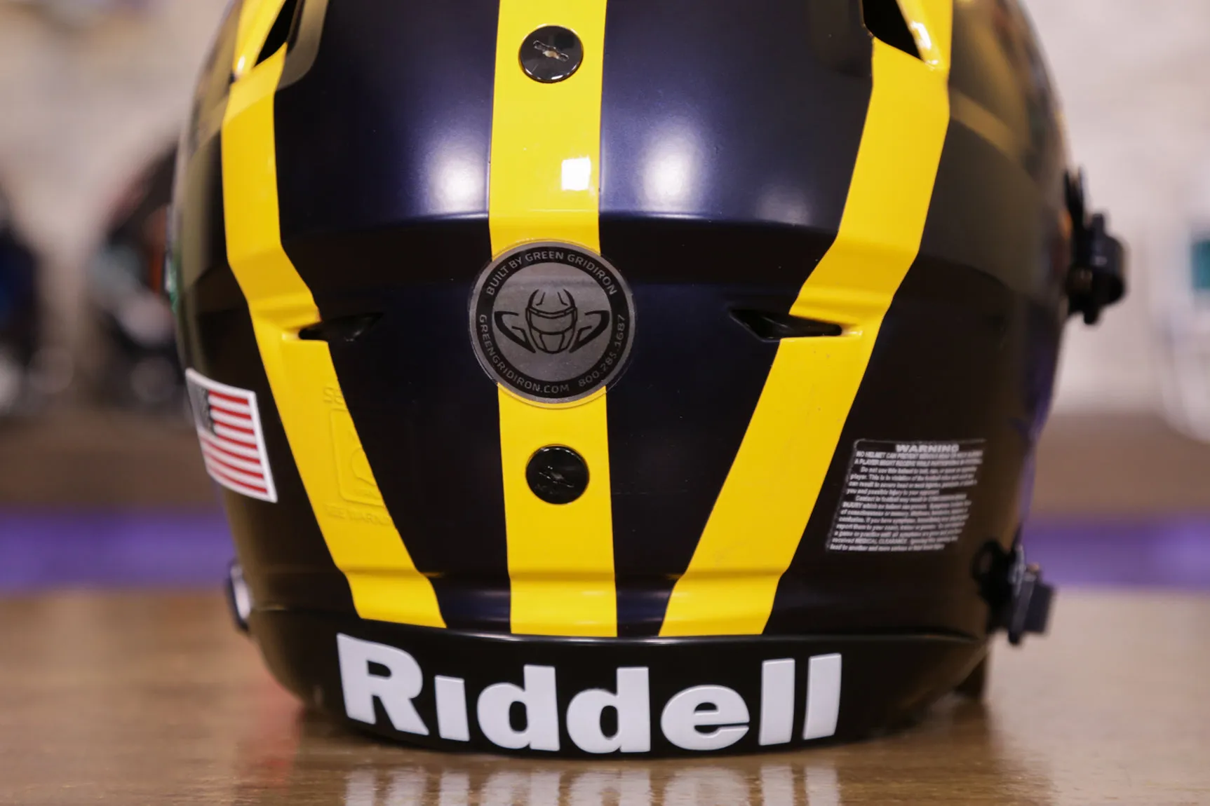 Michigan Wolverines Riddell SpeedFlex Helmet - GG Edition 00172