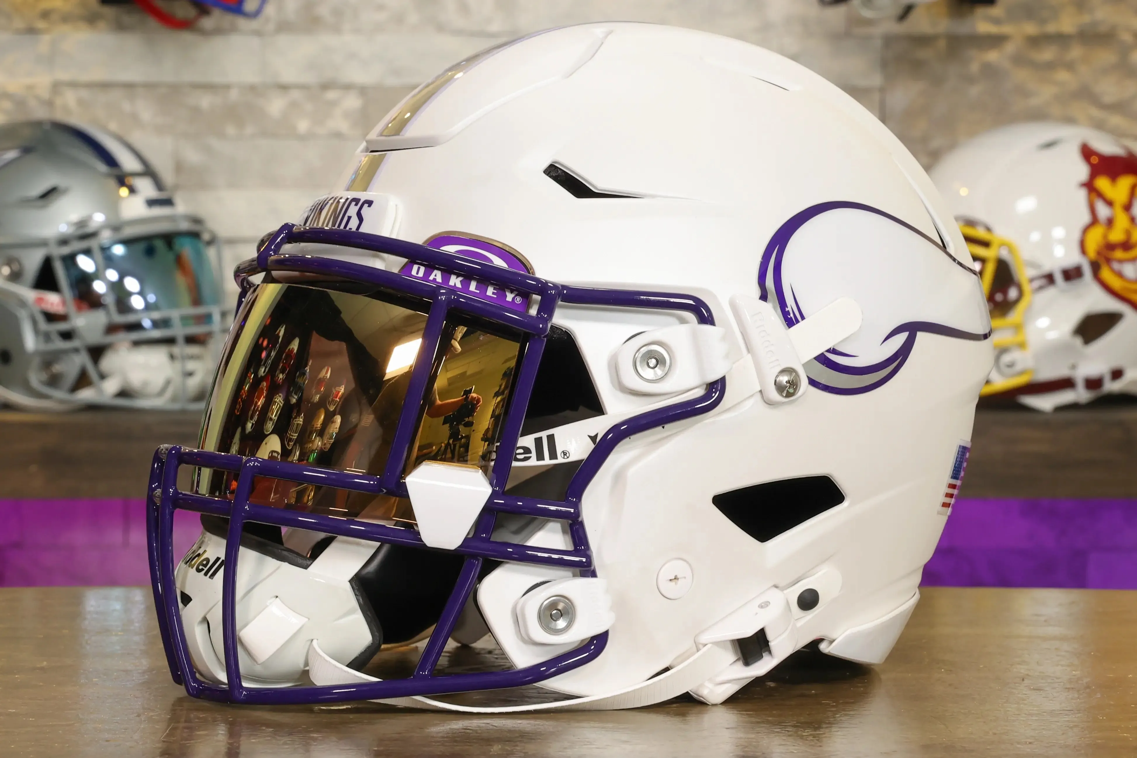 Minnesota Vikings Alternate Riddell SpeedFlex Helmet - GG Edition 01099