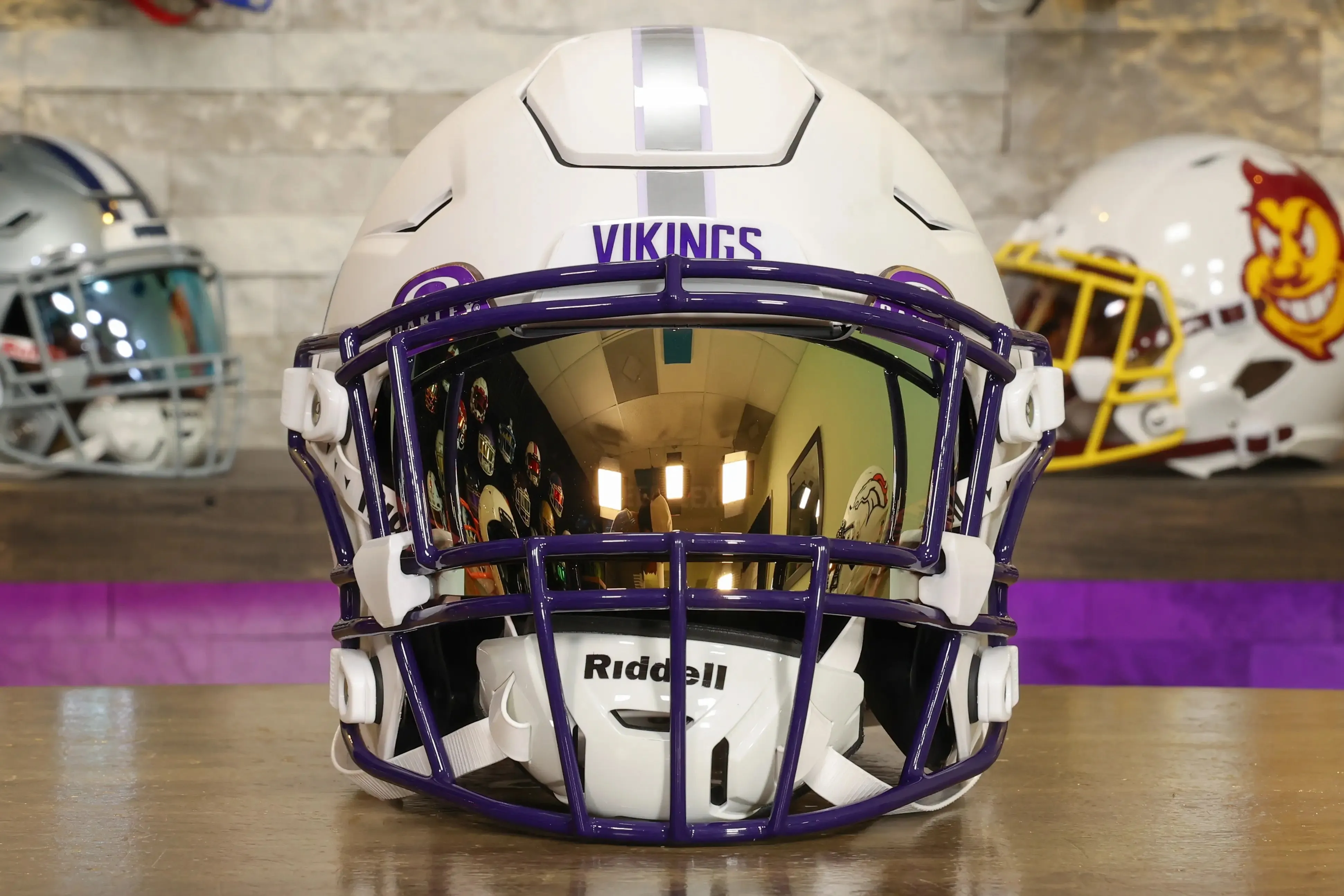 Minnesota Vikings Alternate Riddell SpeedFlex Helmet - GG Edition 01099