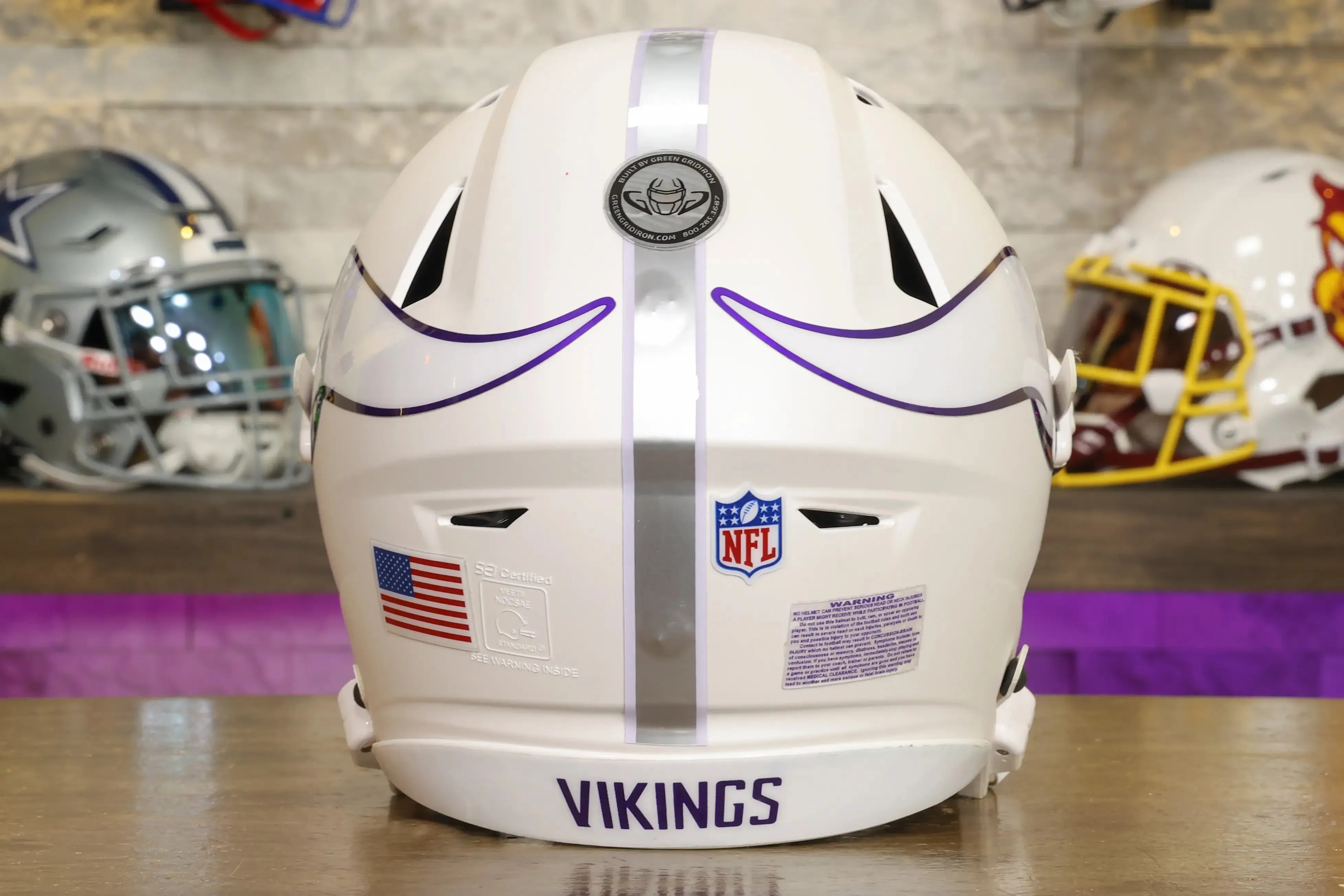 Minnesota Vikings Alternate Riddell SpeedFlex Helmet - GG Edition 01099