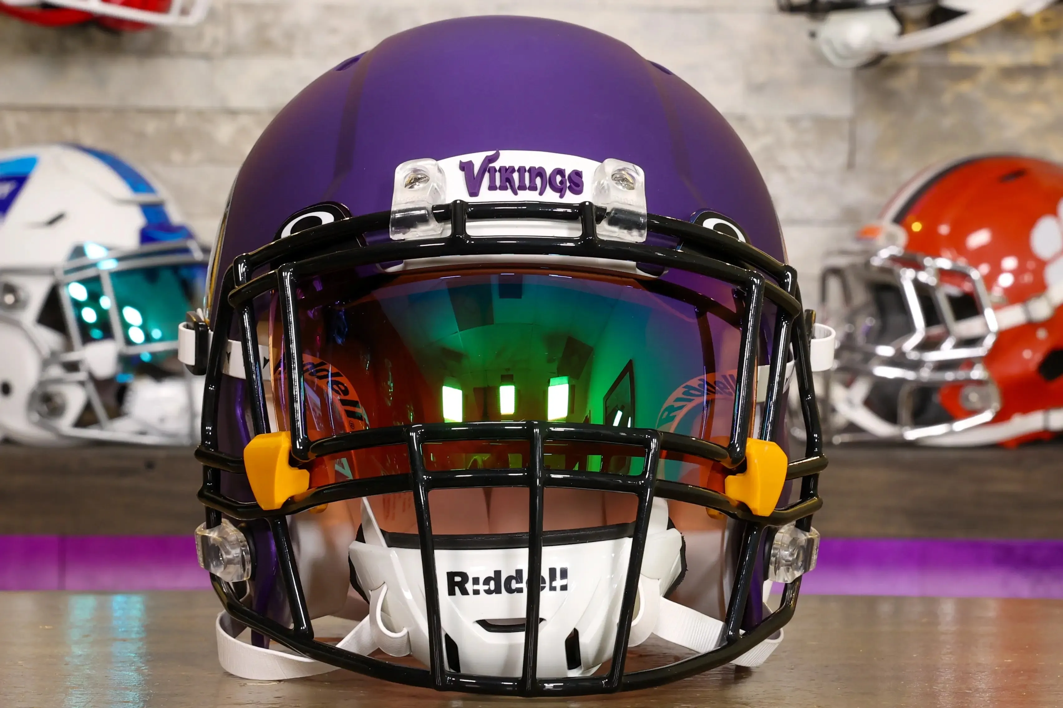 Minnesota Vikings Riddell Speed Authentic Helmet - GG Edition 02706