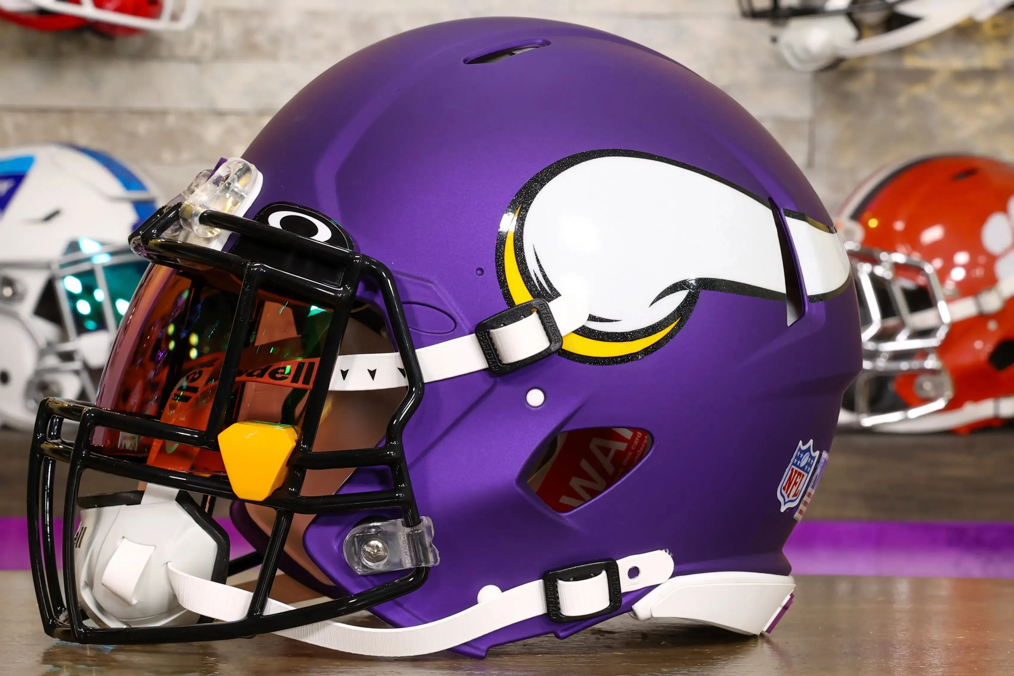 Minnesota Vikings Riddell Speed Authentic Helmet - GG Edition 02706
