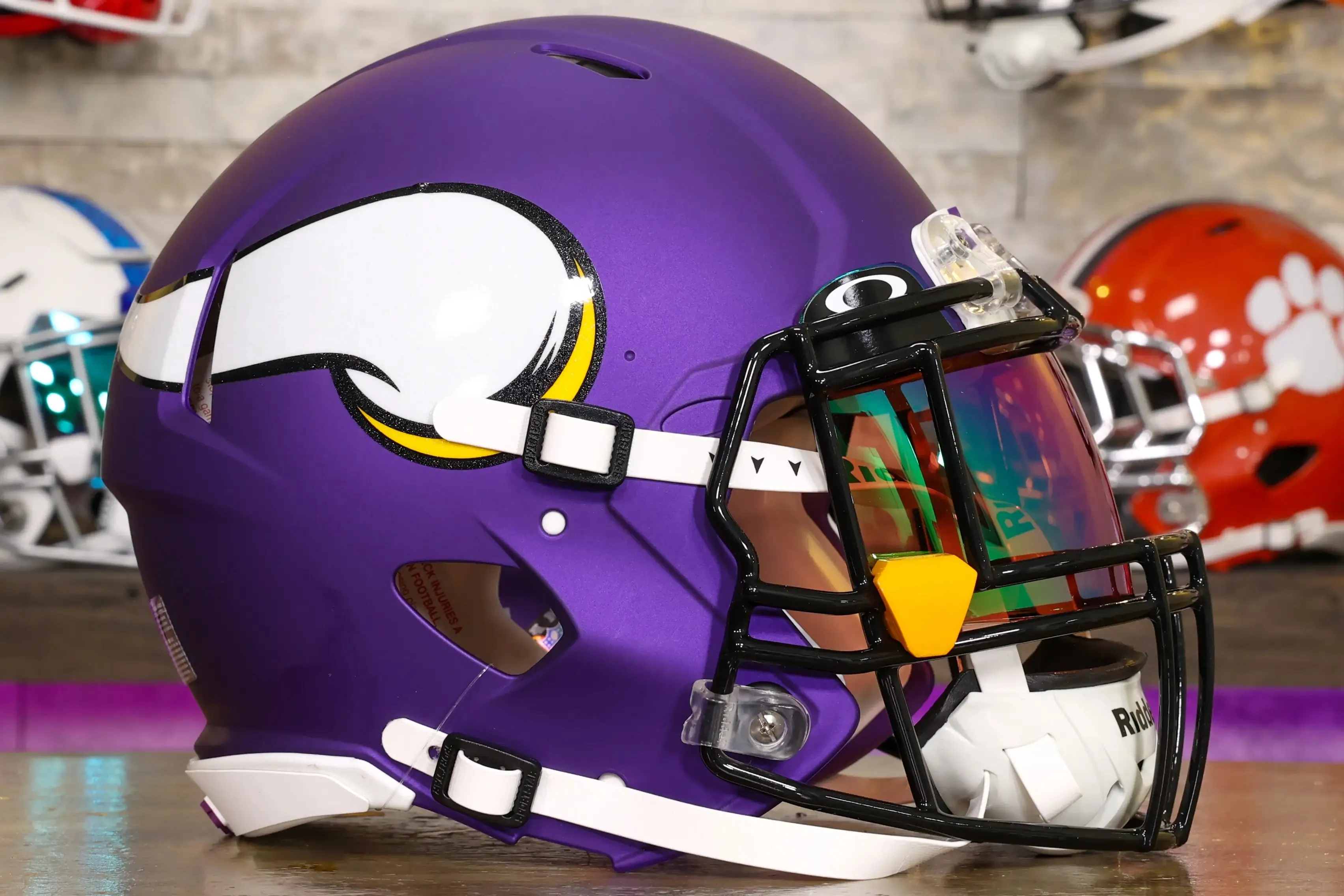 Minnesota Vikings Riddell Speed Authentic Helmet - GG Edition 02706