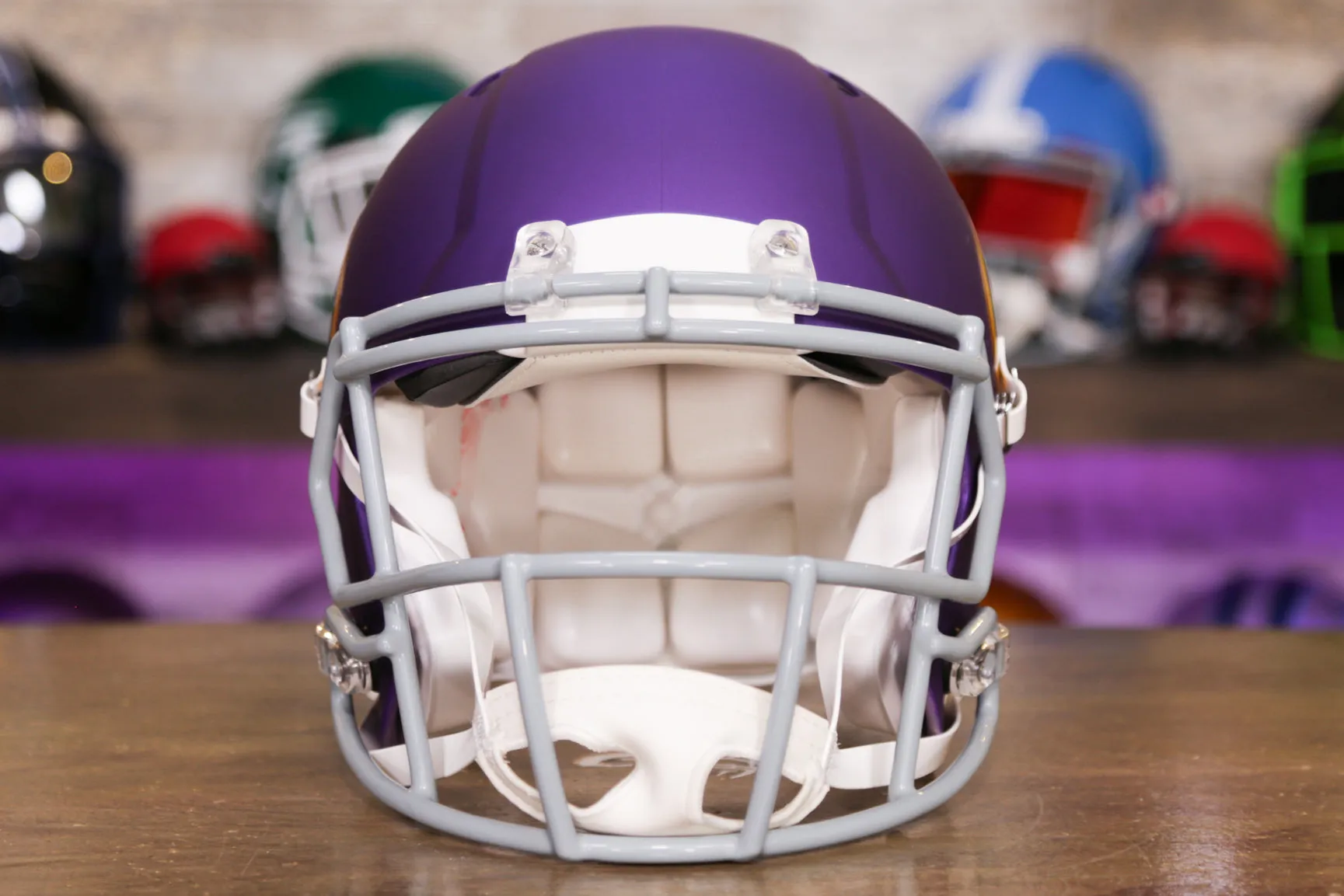 Minnesota Vikings Riddell Speed Authentic Helmet - Tribute Alternate