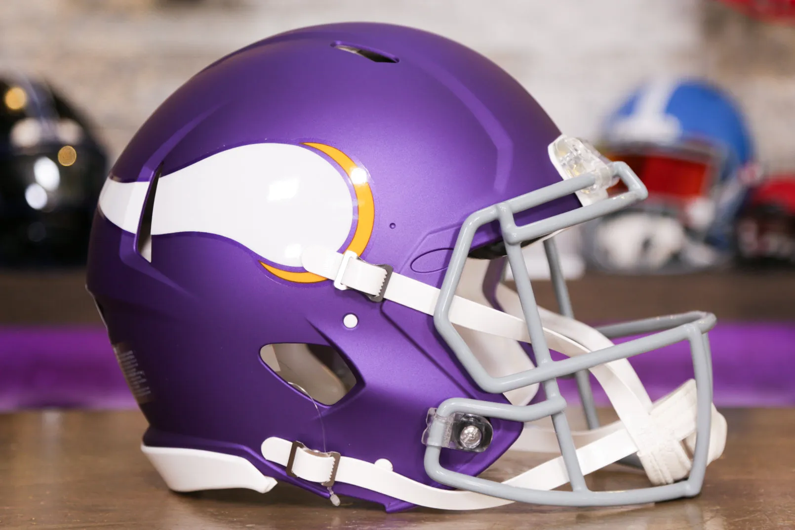 Minnesota Vikings Riddell Speed Authentic Helmet - Tribute Alternate