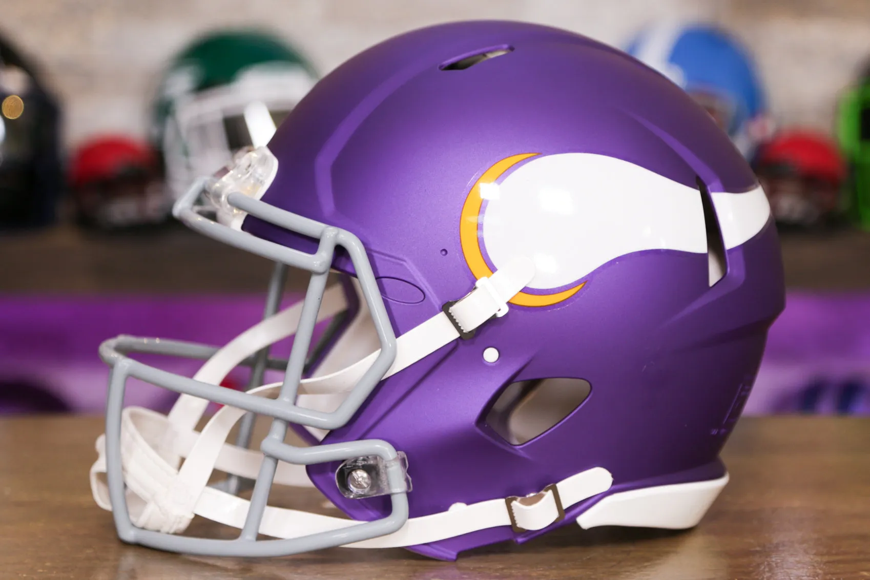 Minnesota Vikings Riddell Speed Authentic Helmet - Tribute Alternate