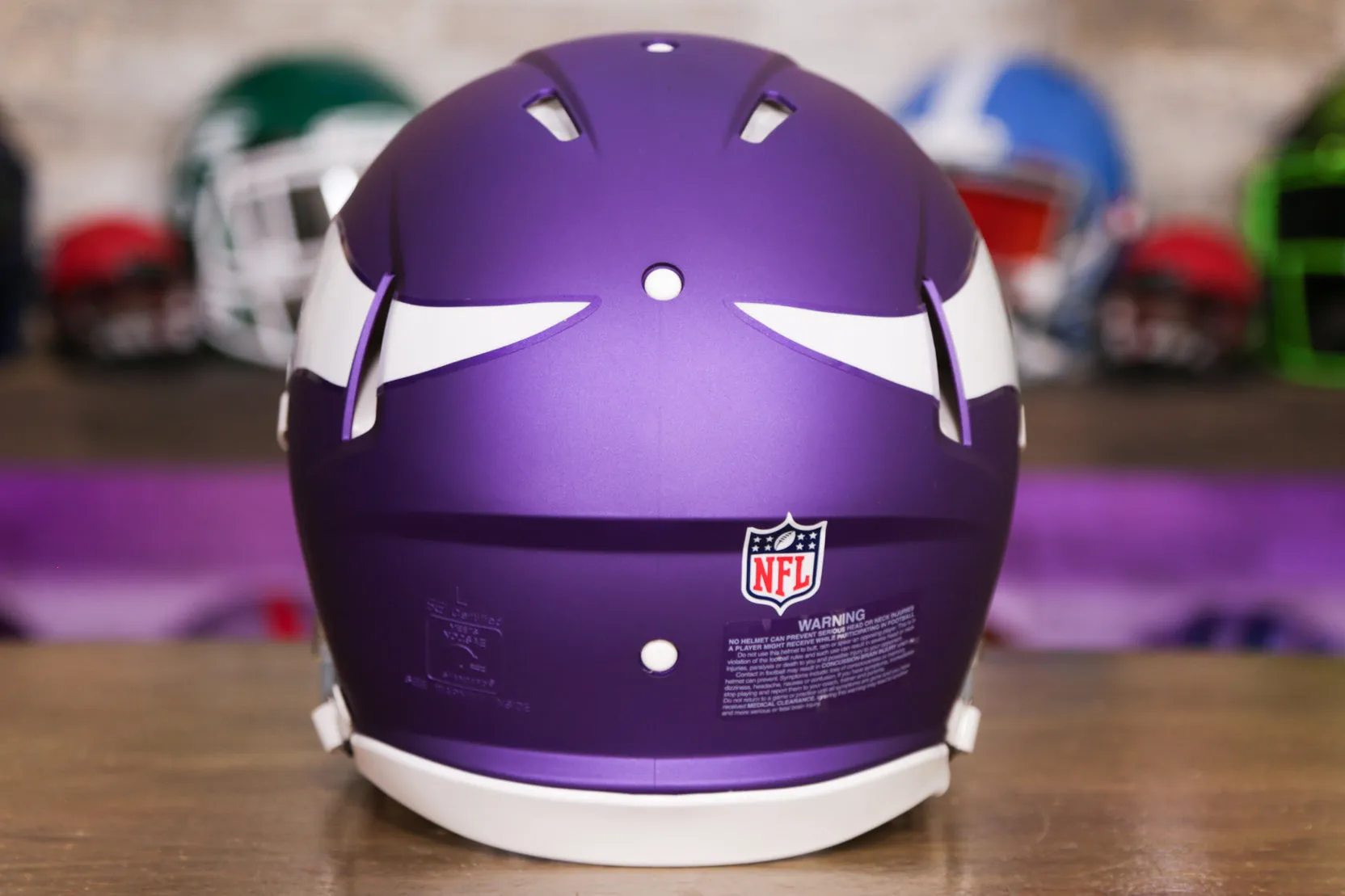 Minnesota Vikings Riddell Speed Authentic Helmet - Tribute Alternate