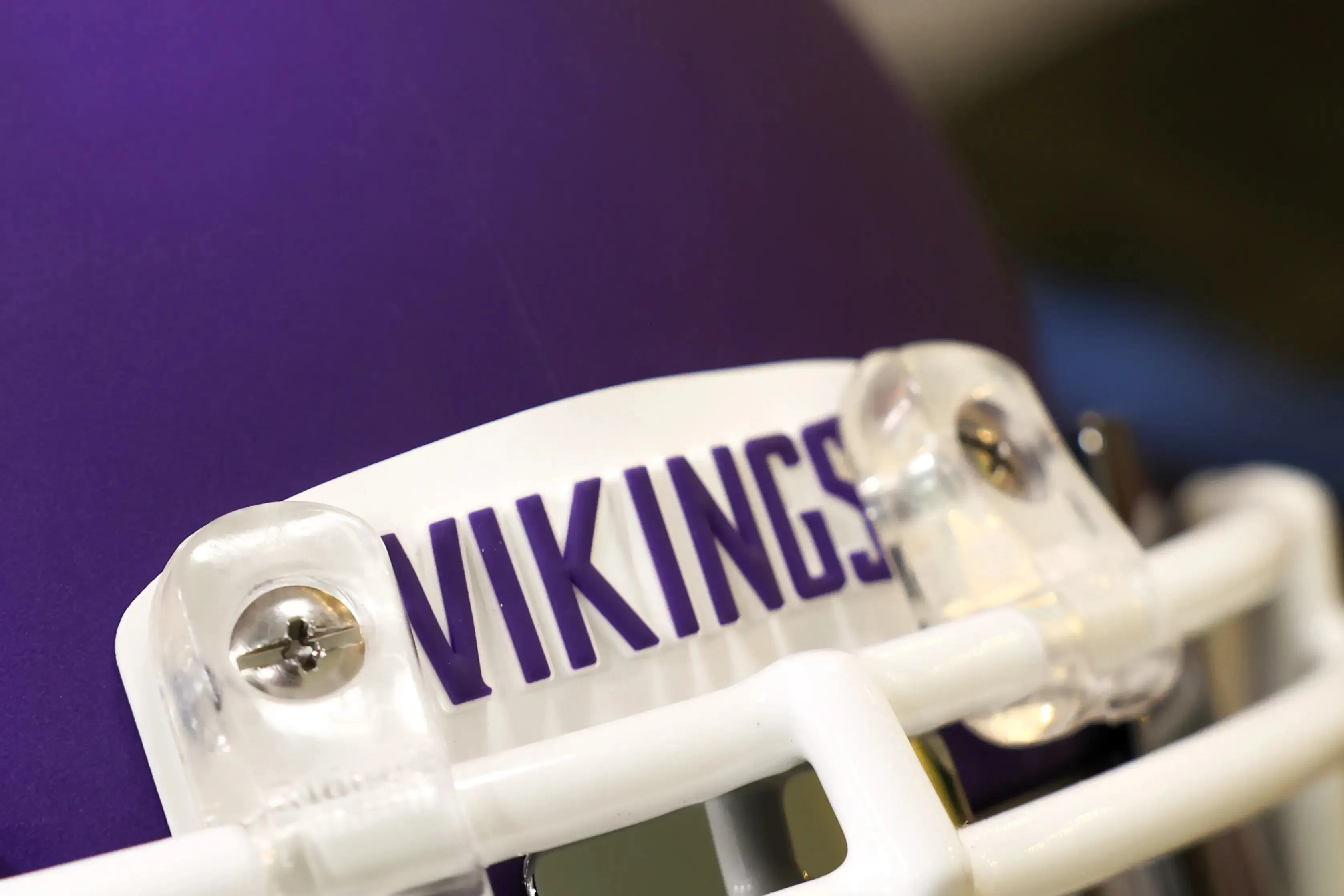Minnesota Vikings Riddell Speed Display Helmet - GG Edition