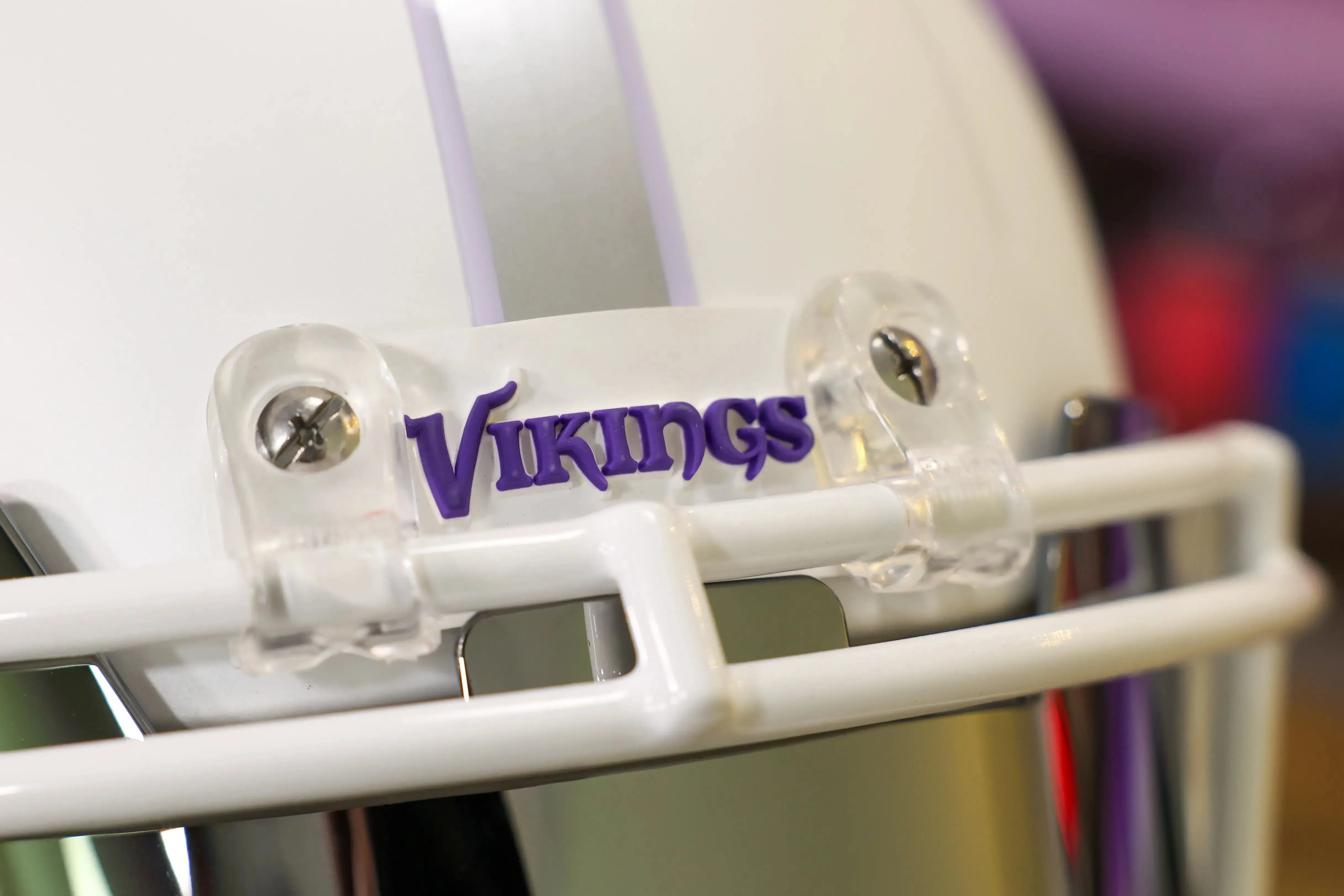 Minnesota Vikings Riddell Speed Display Helmet - GG Edition