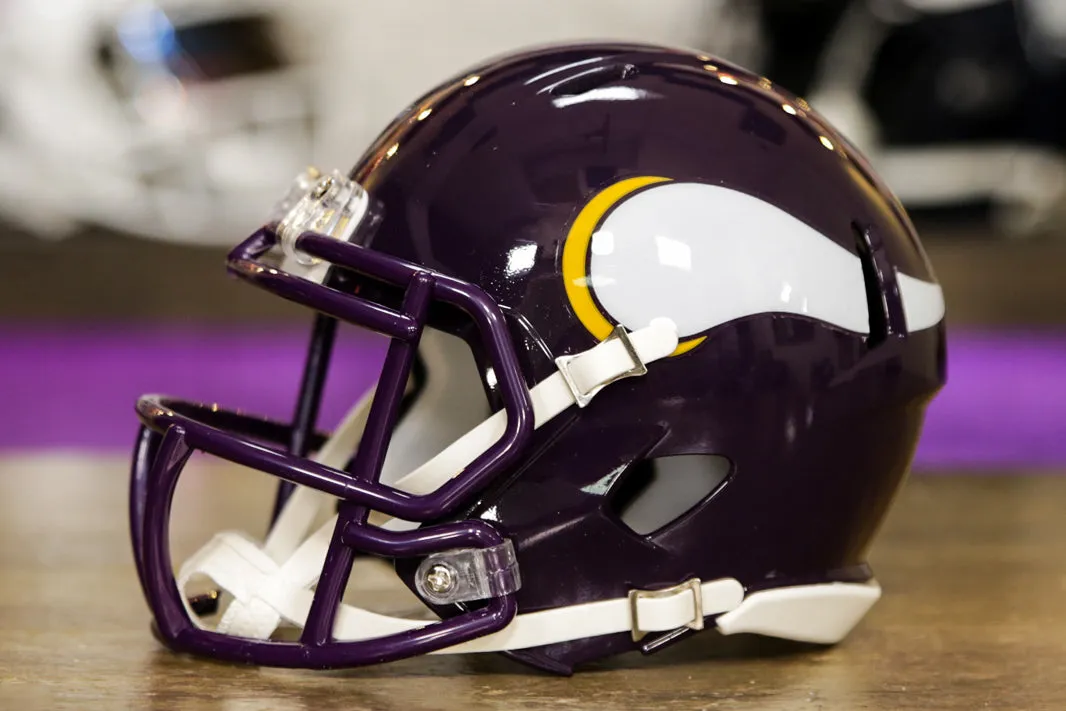 Minnesota Vikings Riddell Speed Mini Helmet - 1983-2001 Throwback