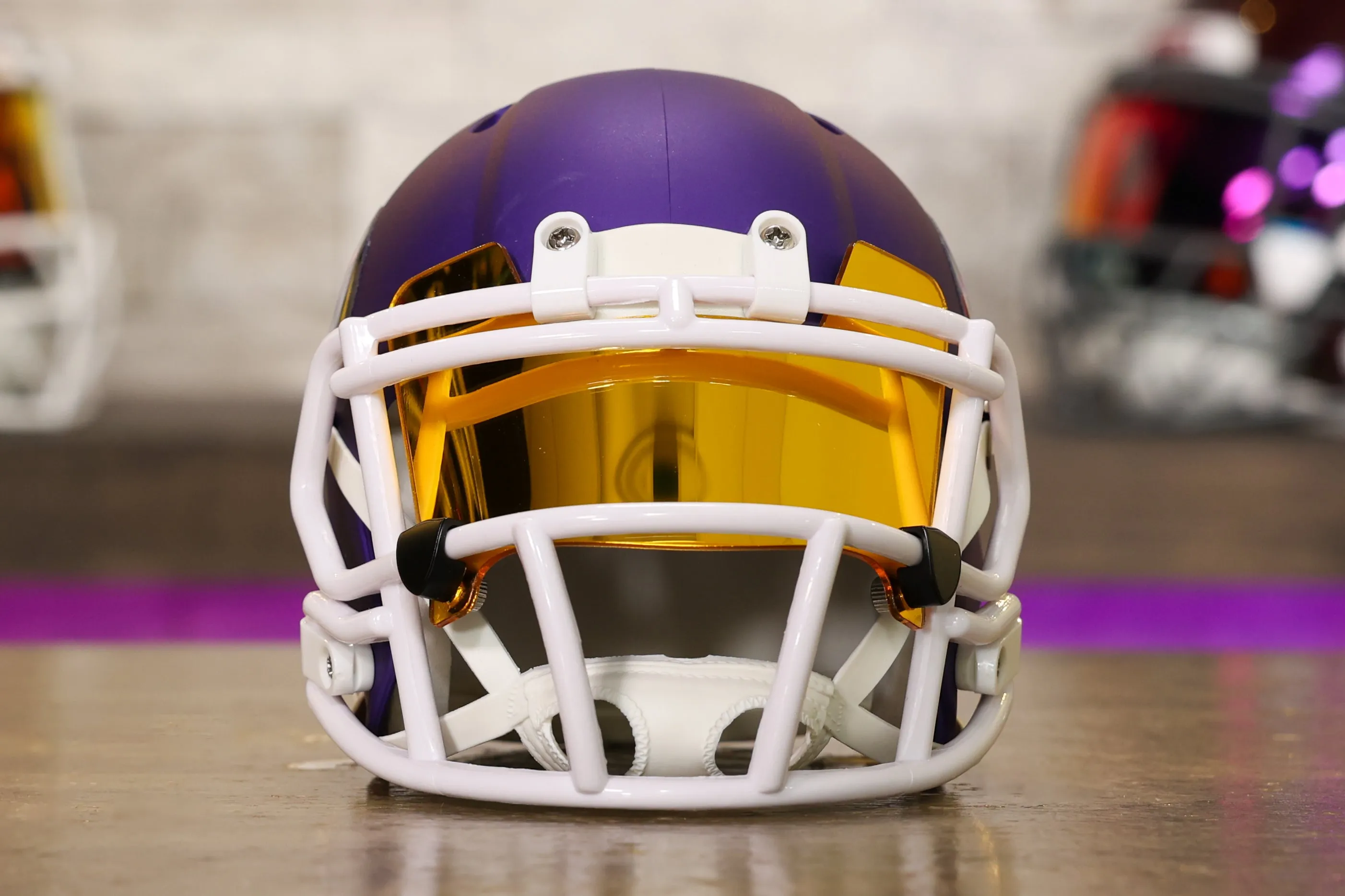 Minnesota Vikings Riddell Speed Mini Helmet - GG Edition