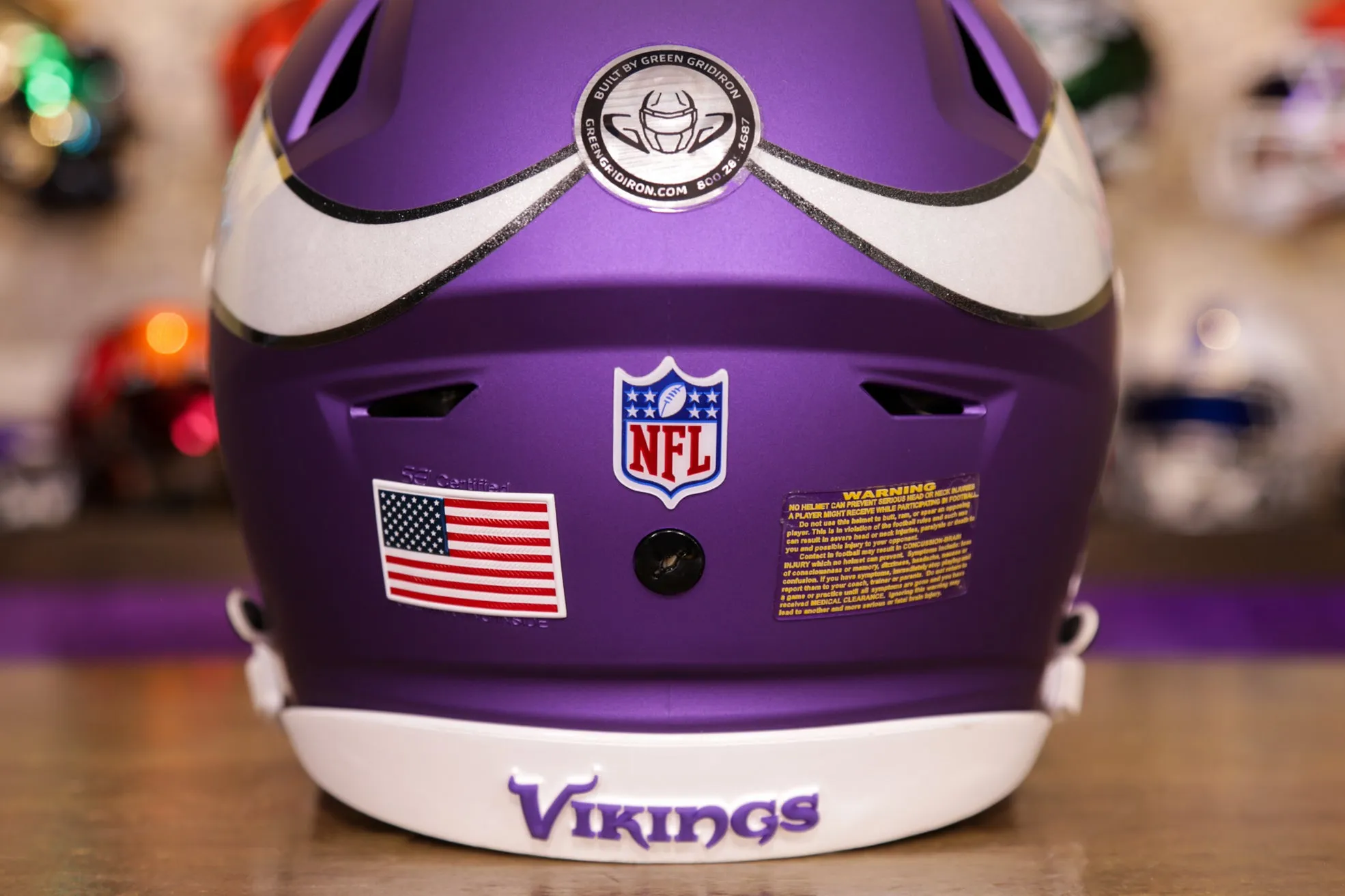 Minnesota Vikings Riddell SpeedFlex Helmet - GG Edition 00258
