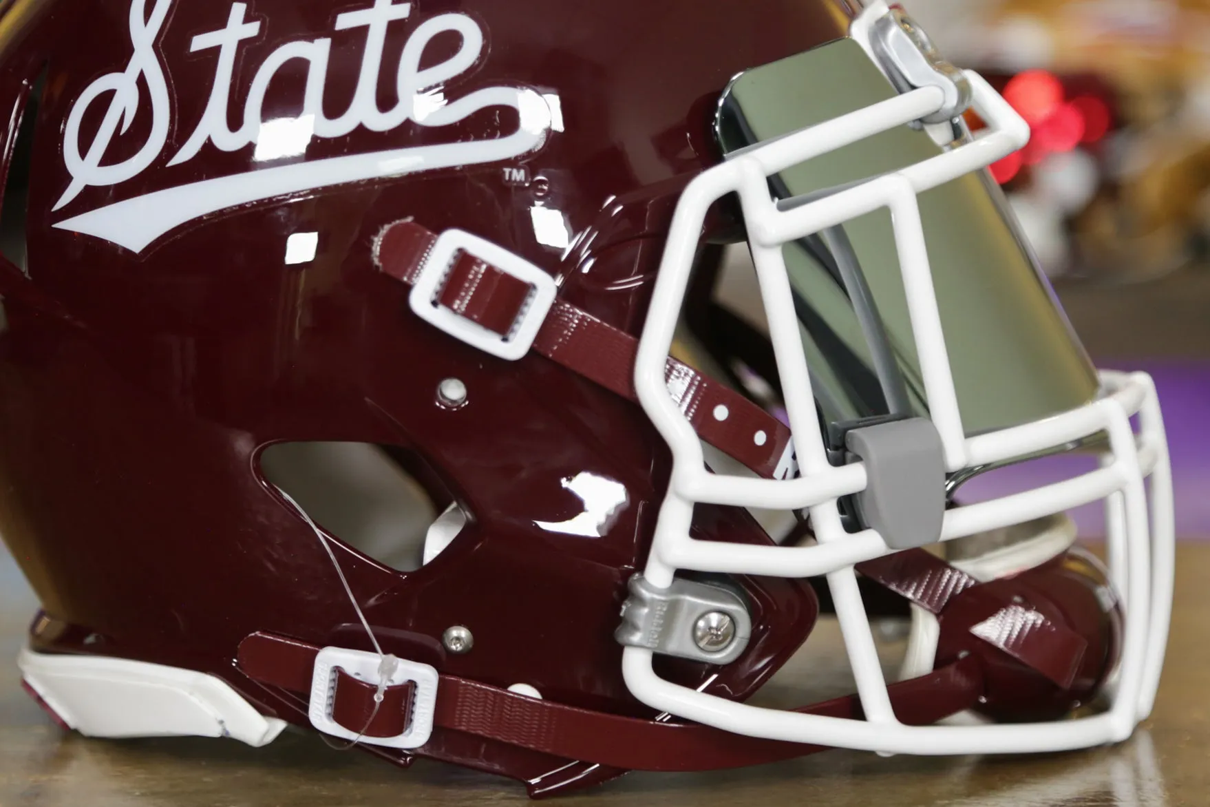 Mississippi State Bulldogs Riddell Speed Authentic Helmet - GG Edition 00771