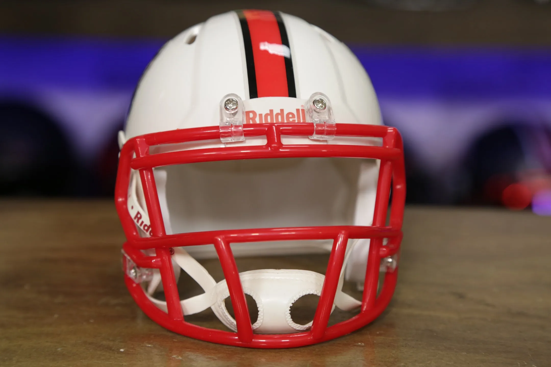 NC State Wolfpack Riddell Speed Mini Helmet - White Tuffy