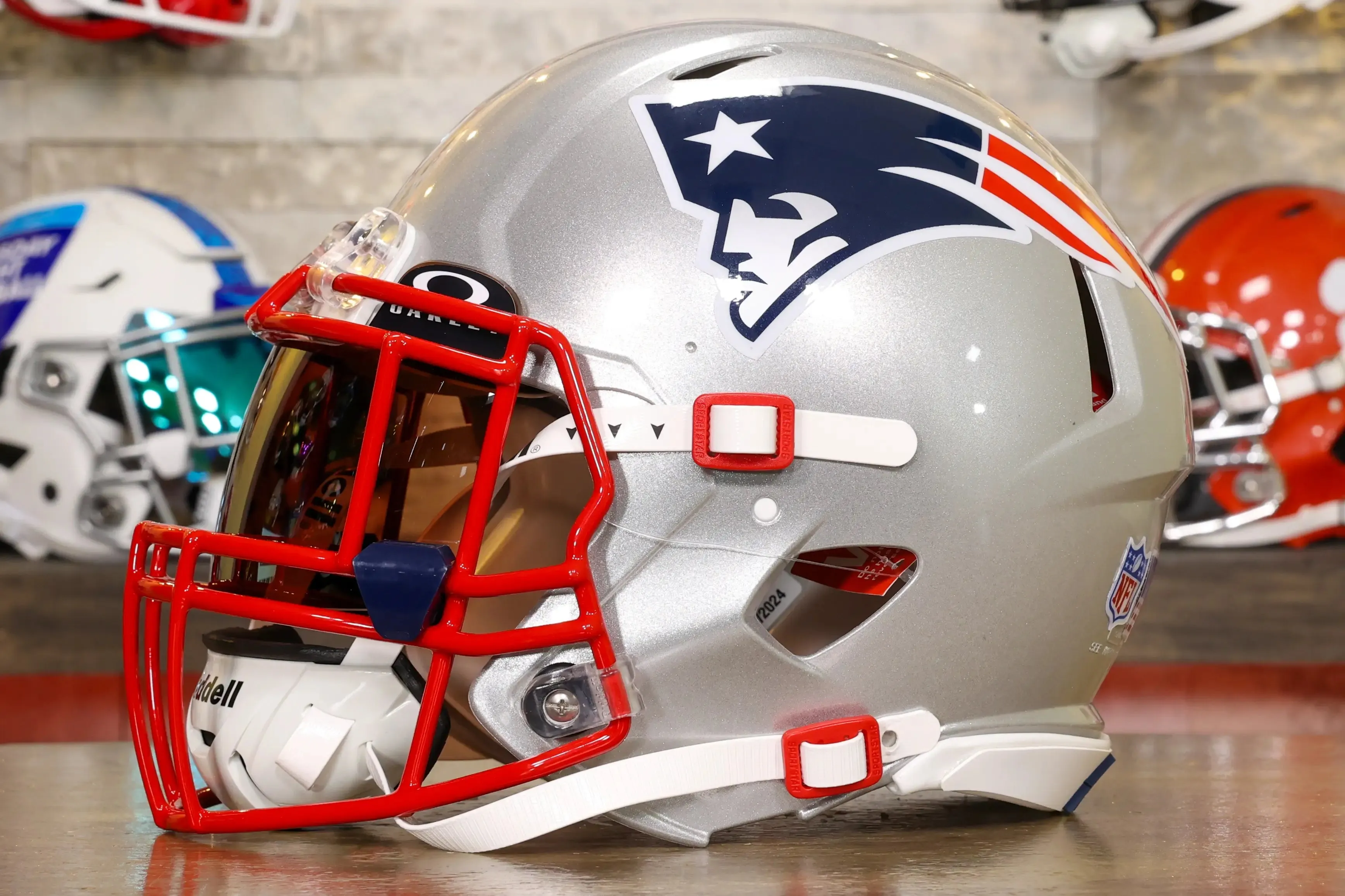New England Patriots Riddell Speed Authentic Helmet - GG Edition 02707