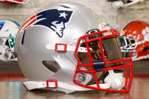 New England Patriots Riddell Speed Authentic Helmet - GG Edition 02707