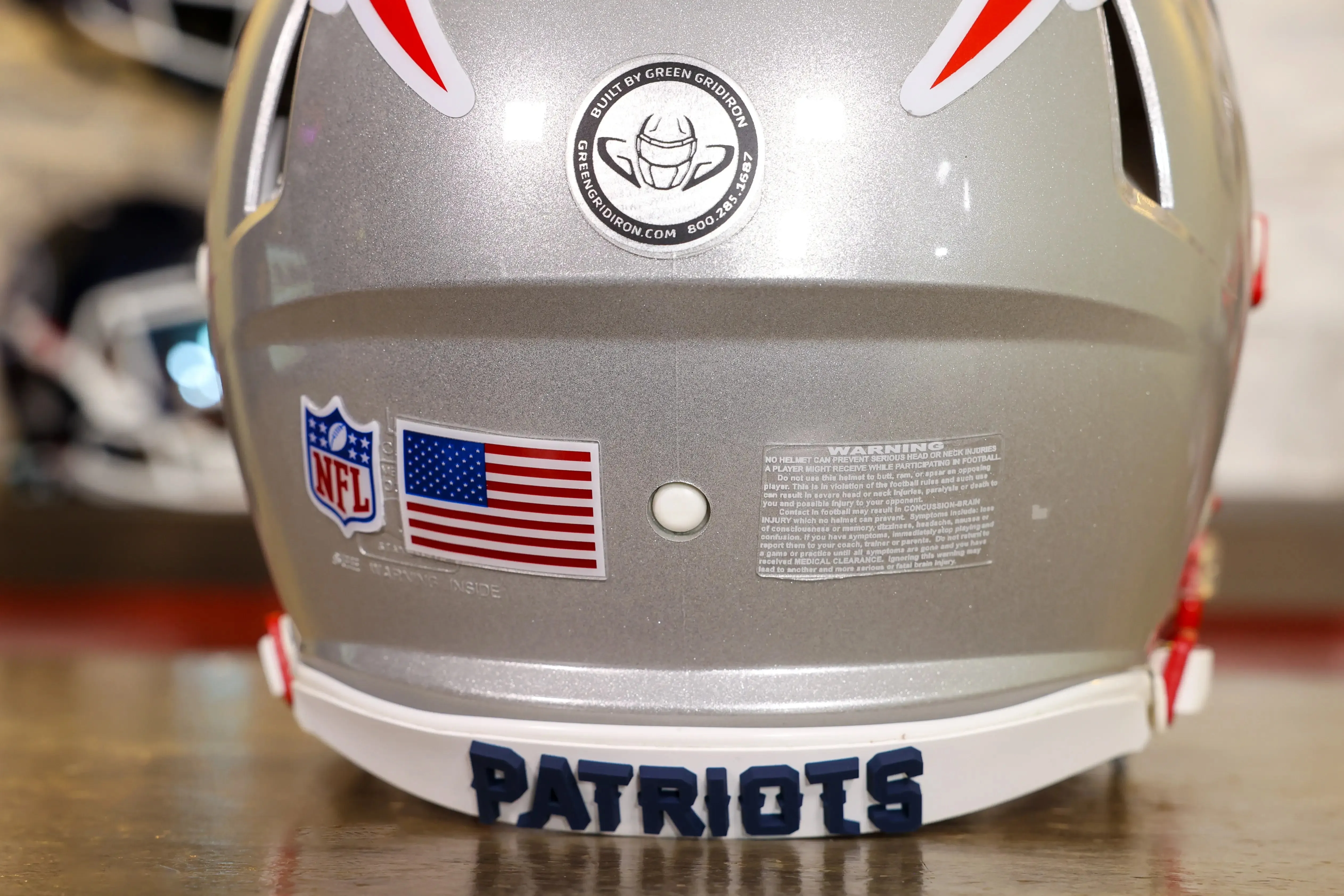 New England Patriots Riddell Speed Authentic Helmet - GG Edition 02707
