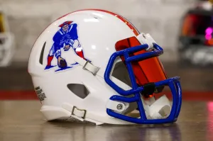 New England Patriots Riddell Speed Mini Helmet - GG Edition