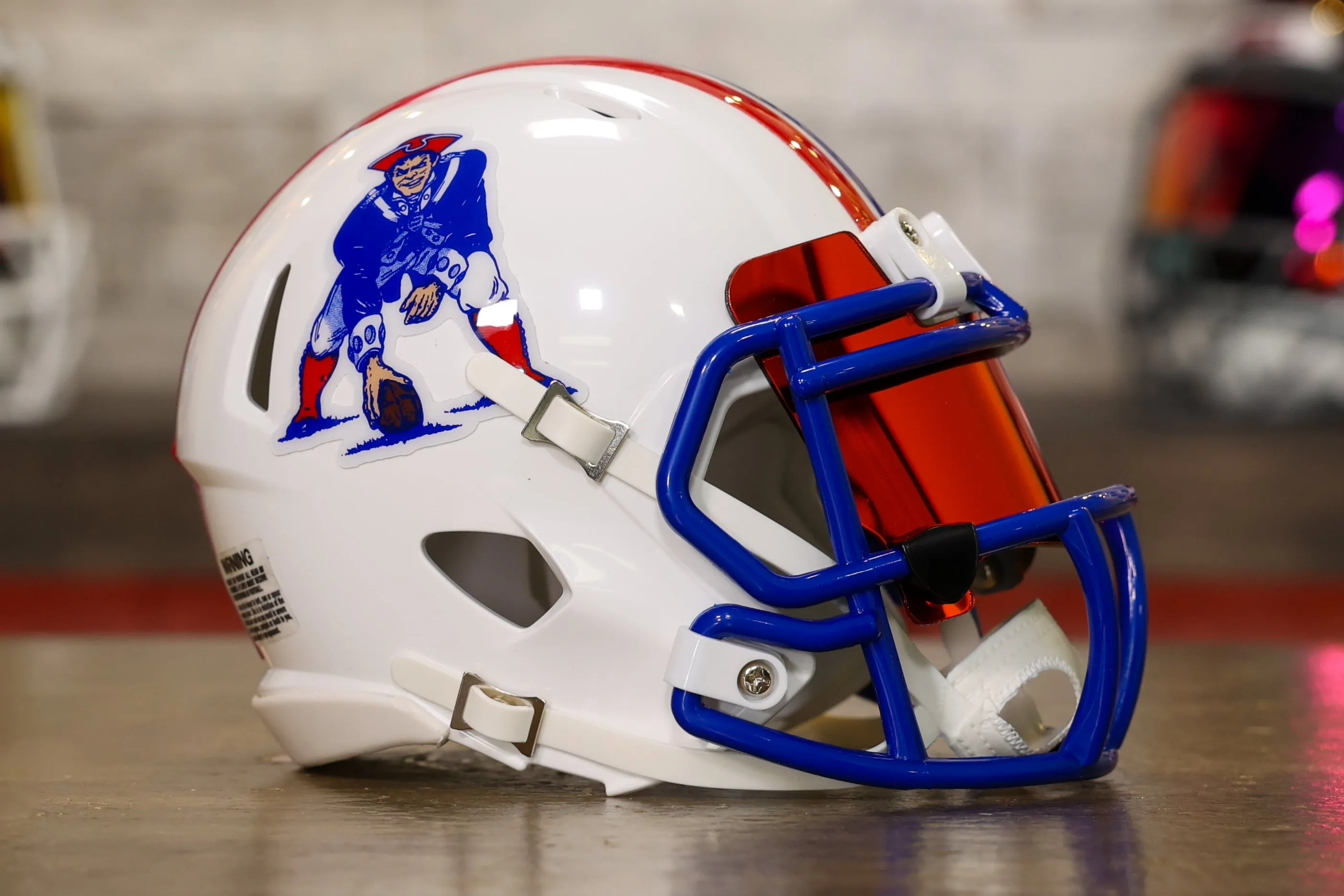 New England Patriots Riddell Speed Mini Helmet - GG Edition