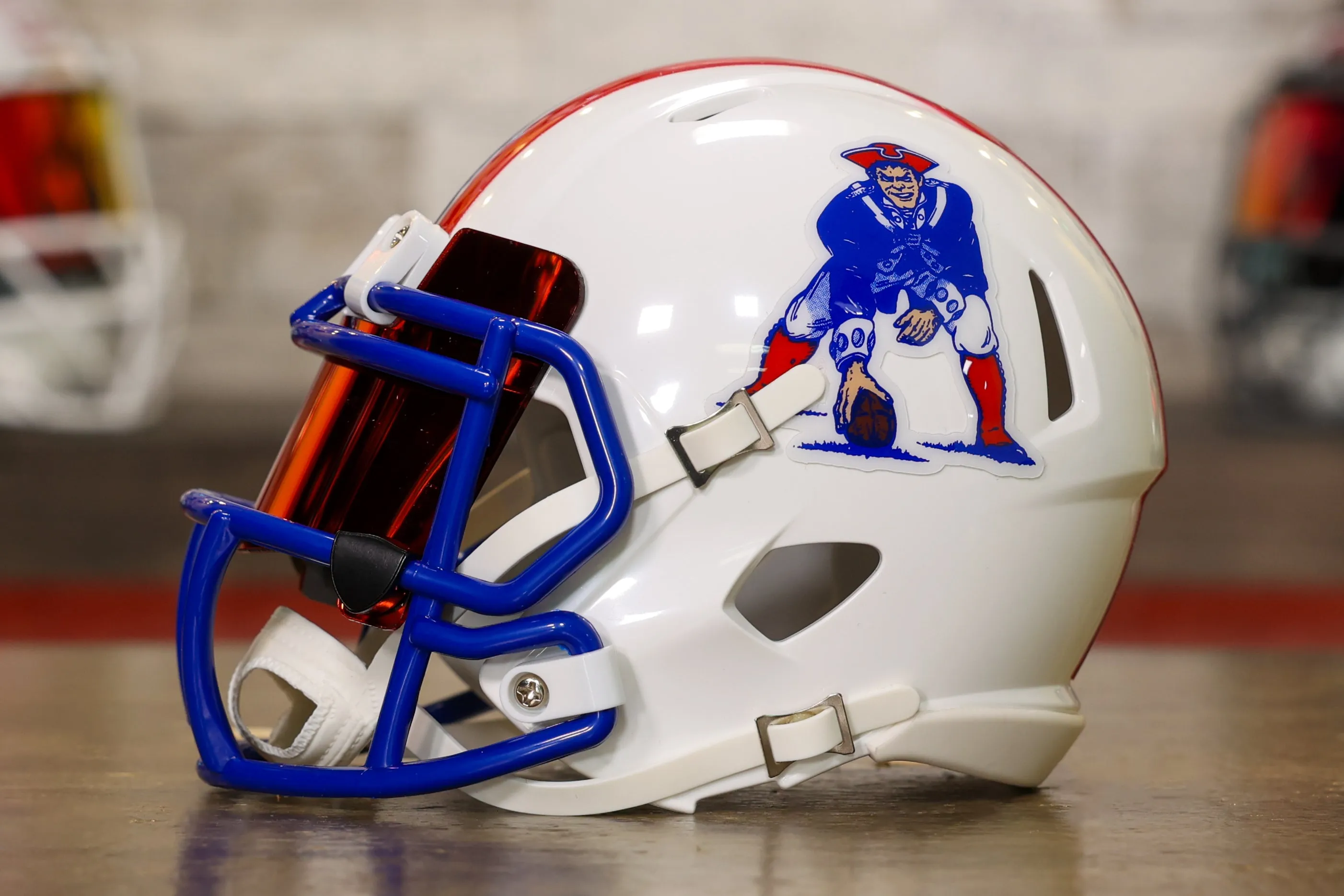 New England Patriots Riddell Speed Mini Helmet - GG Edition