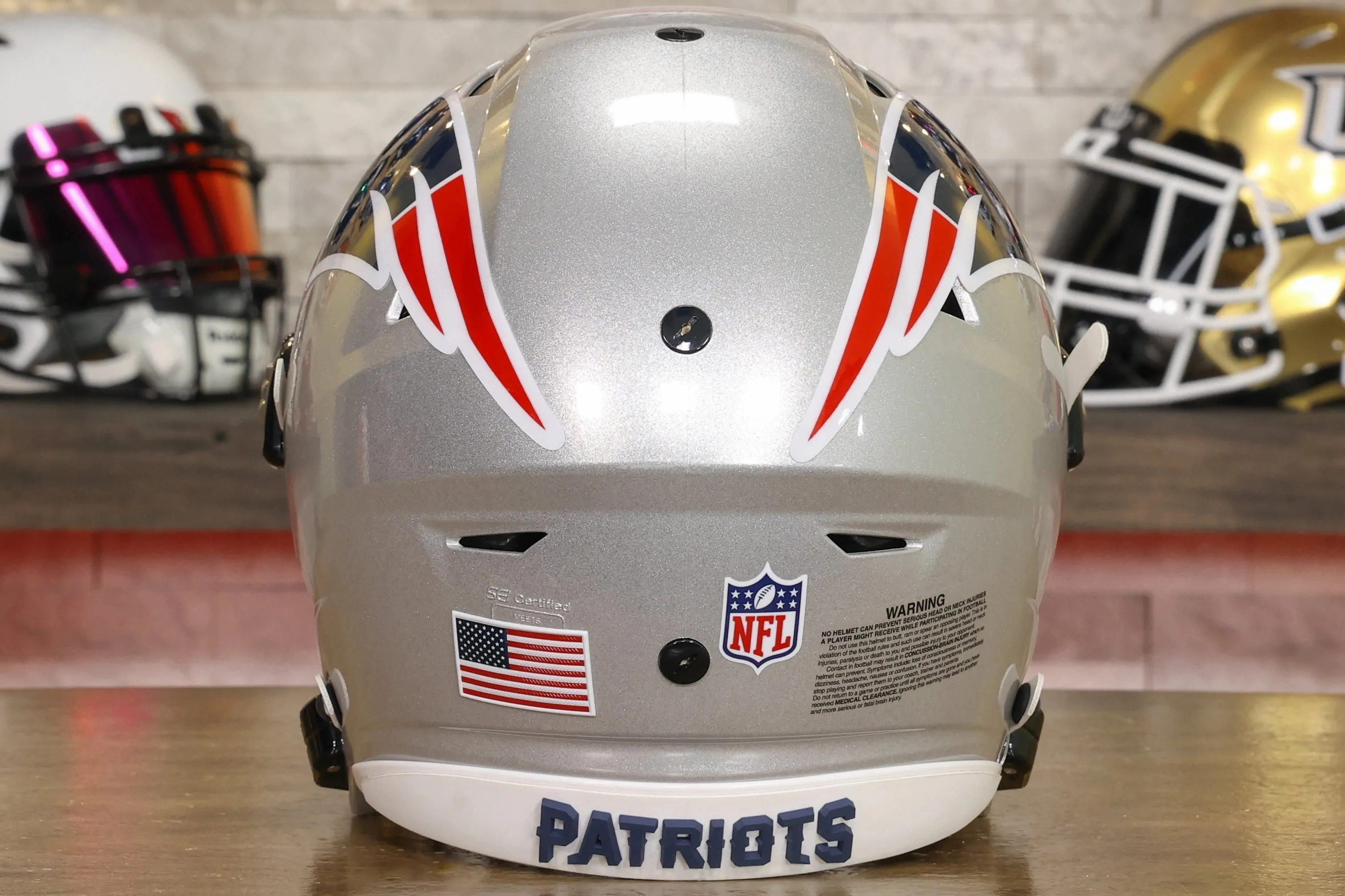 New England Patriots Riddell SpeedFlex Helmet - GG Edition 00160