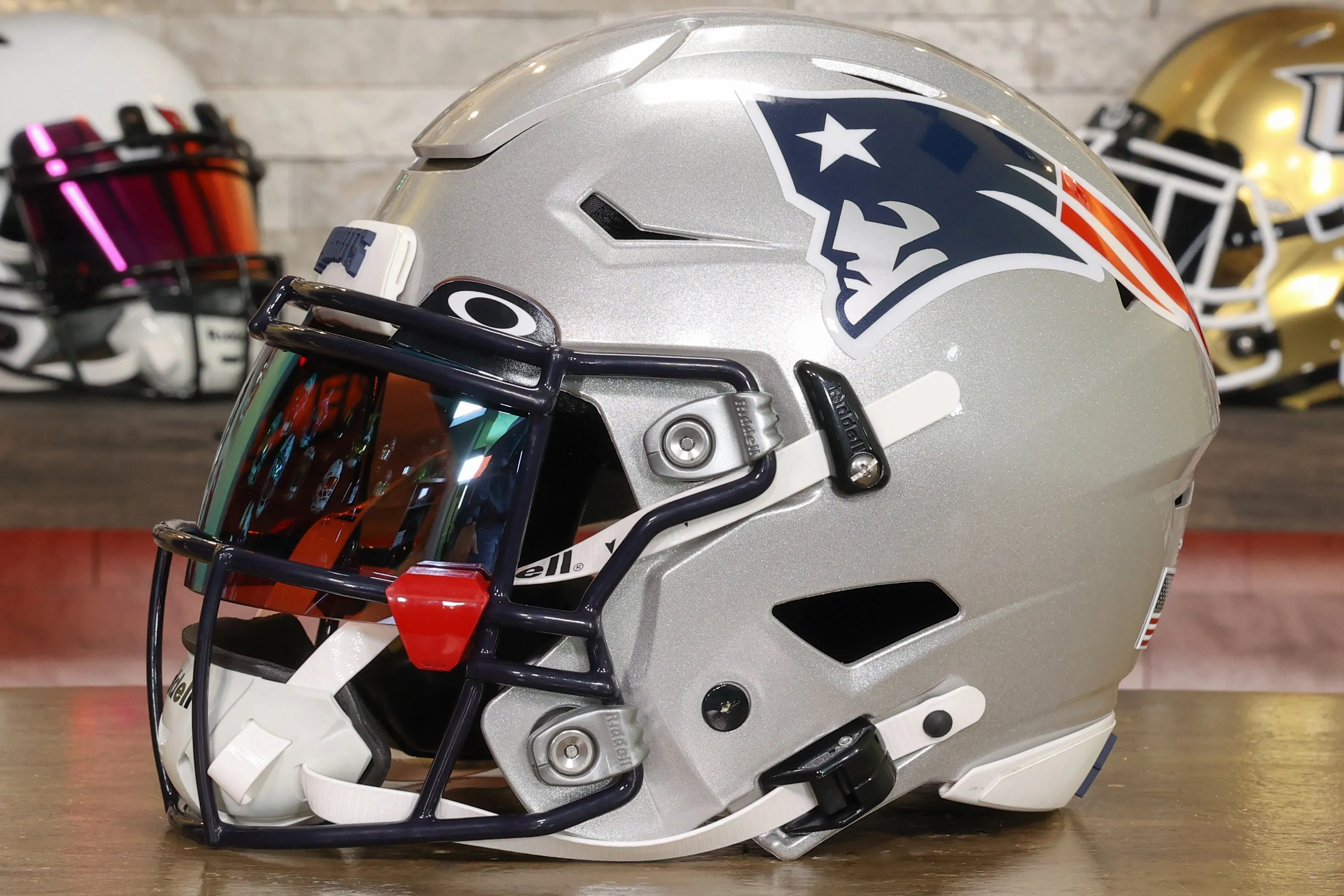New England Patriots Riddell SpeedFlex Helmet - GG Edition 00160