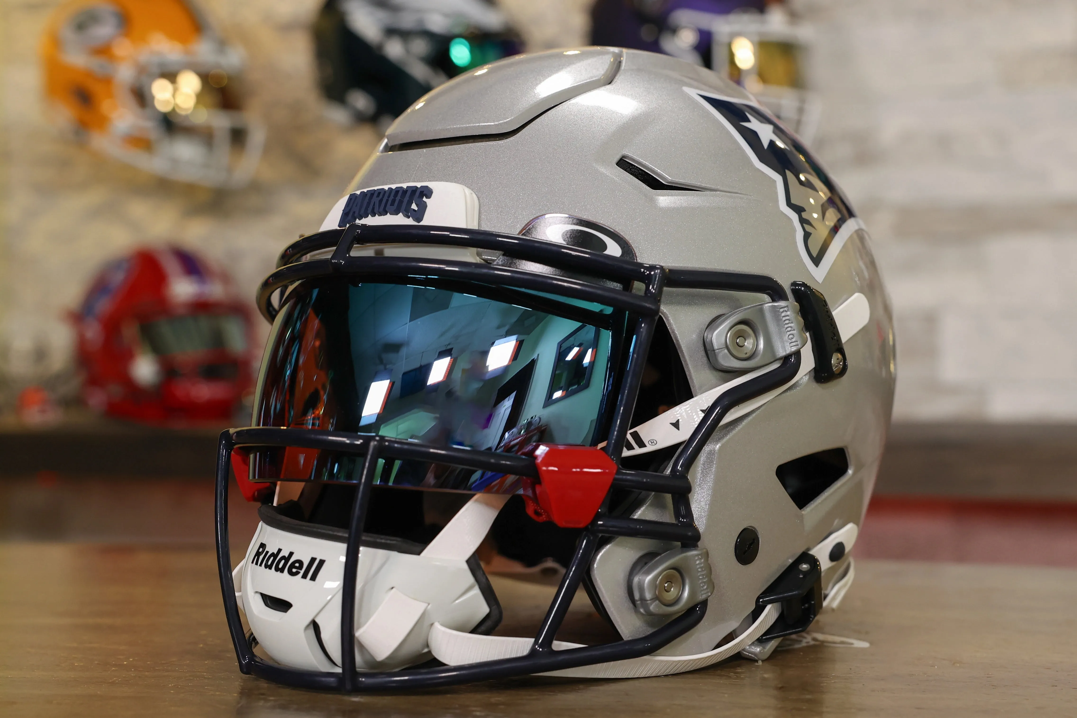 New England Patriots Riddell SpeedFlex Helmet - GG Edition 00160