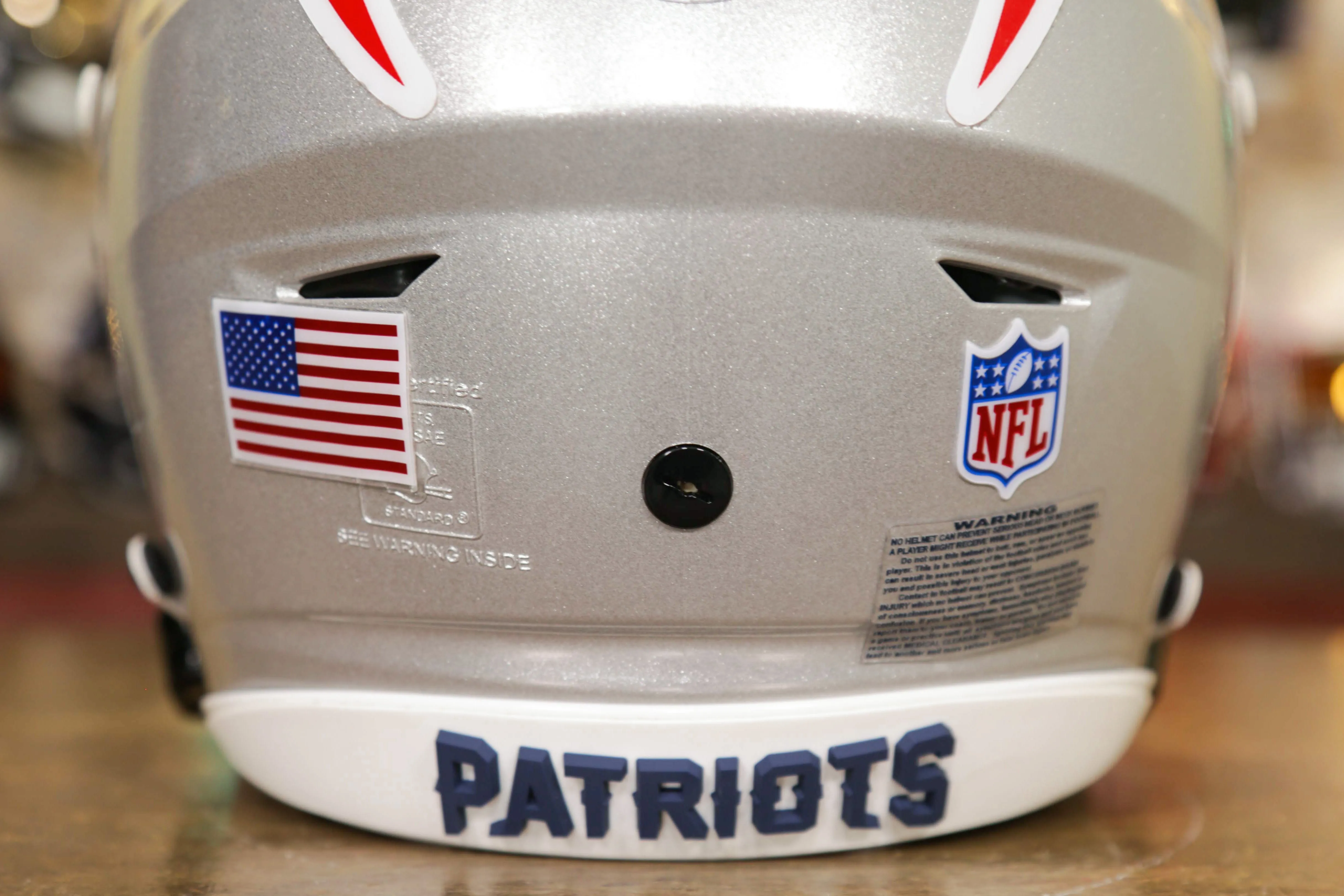 New England Patriots Riddell SpeedFlex Helmet - GG Edition 00368