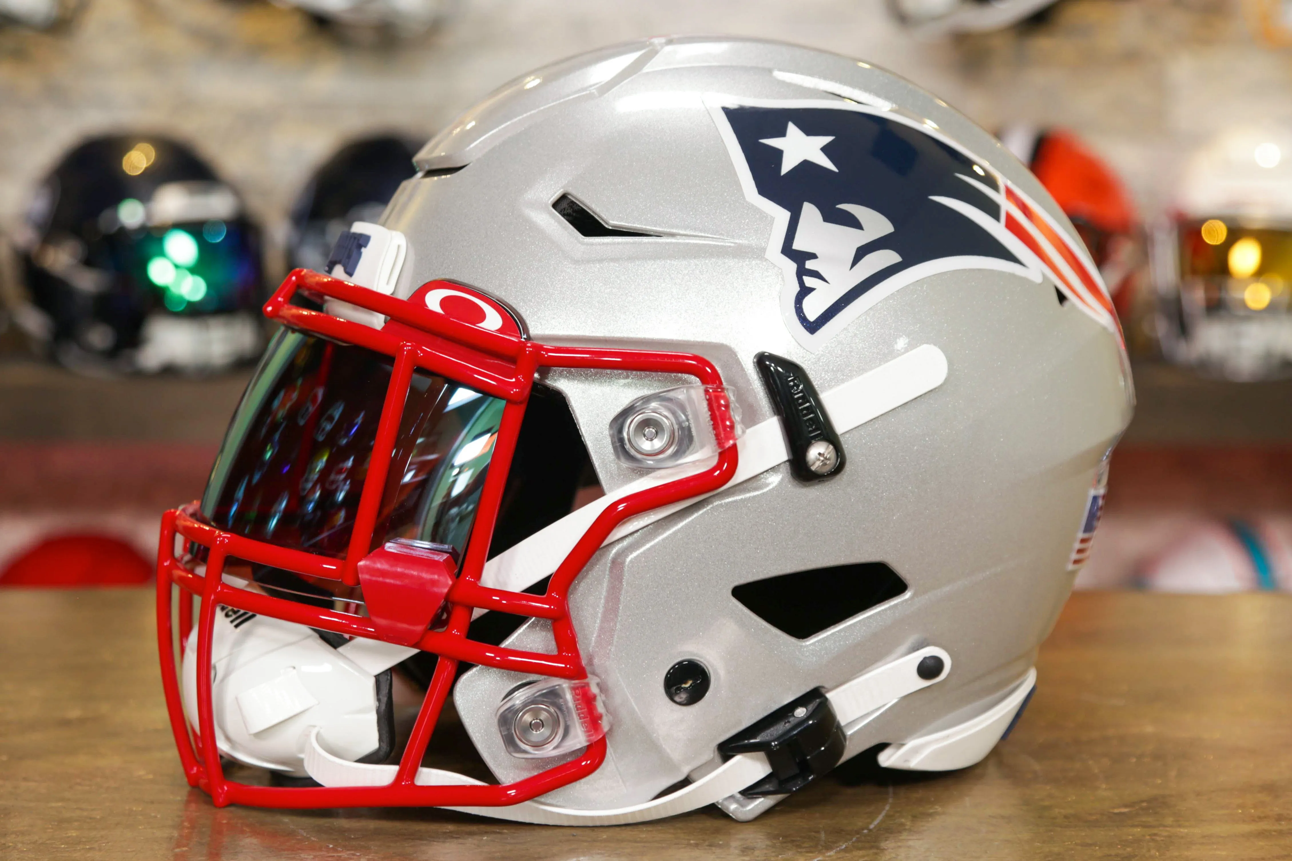New England Patriots Riddell SpeedFlex Helmet - GG Edition 00368