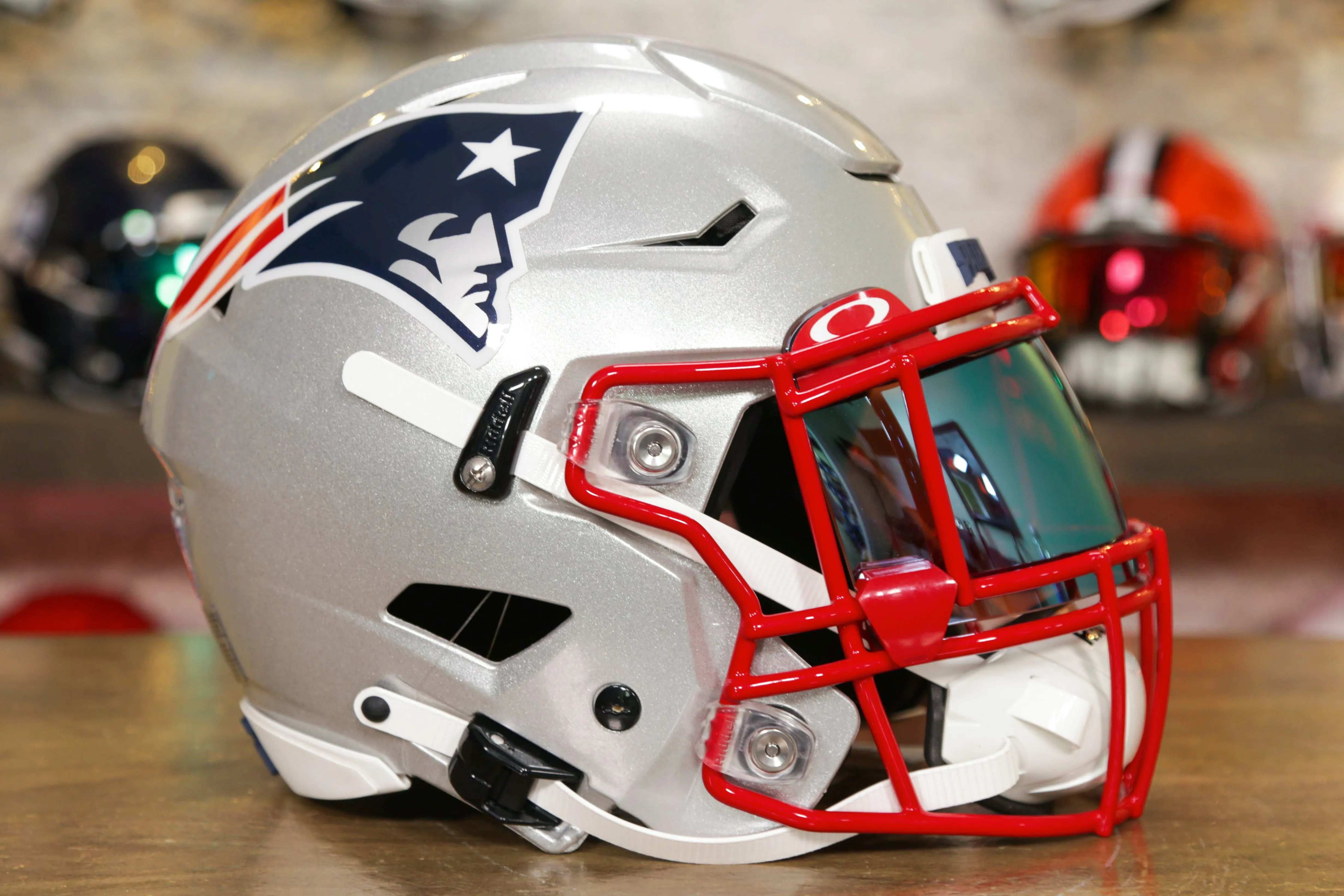 New England Patriots Riddell SpeedFlex Helmet - GG Edition 00368