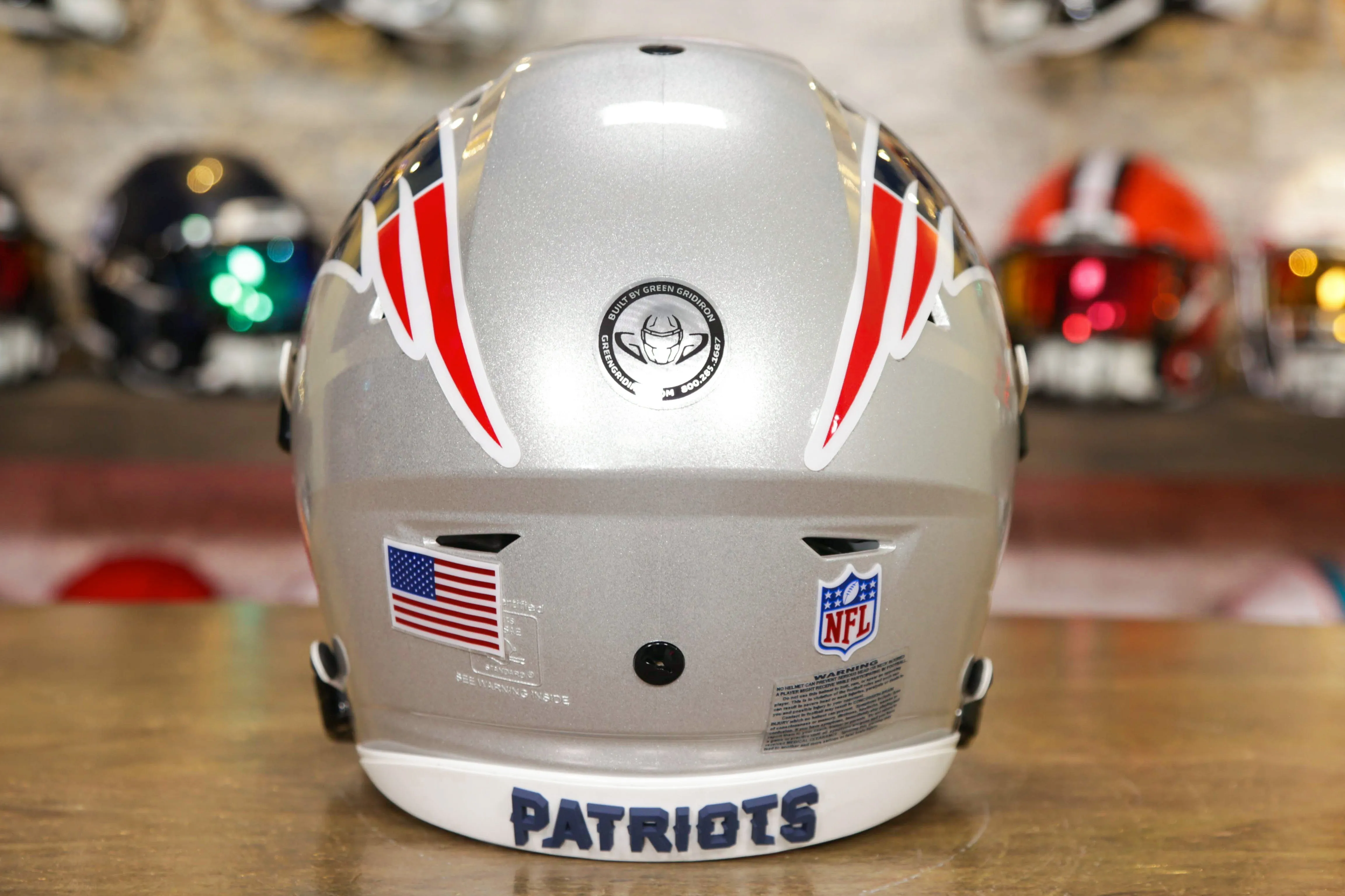 New England Patriots Riddell SpeedFlex Helmet - GG Edition 00368