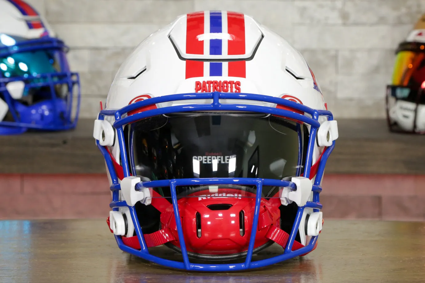 New England Patriots Riddell SpeedFlex Helmet - GG Edition 00784