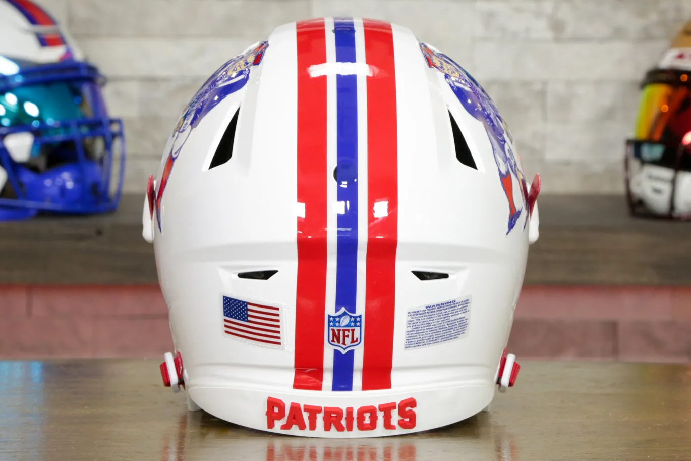 New England Patriots Riddell SpeedFlex Helmet - GG Edition 00784