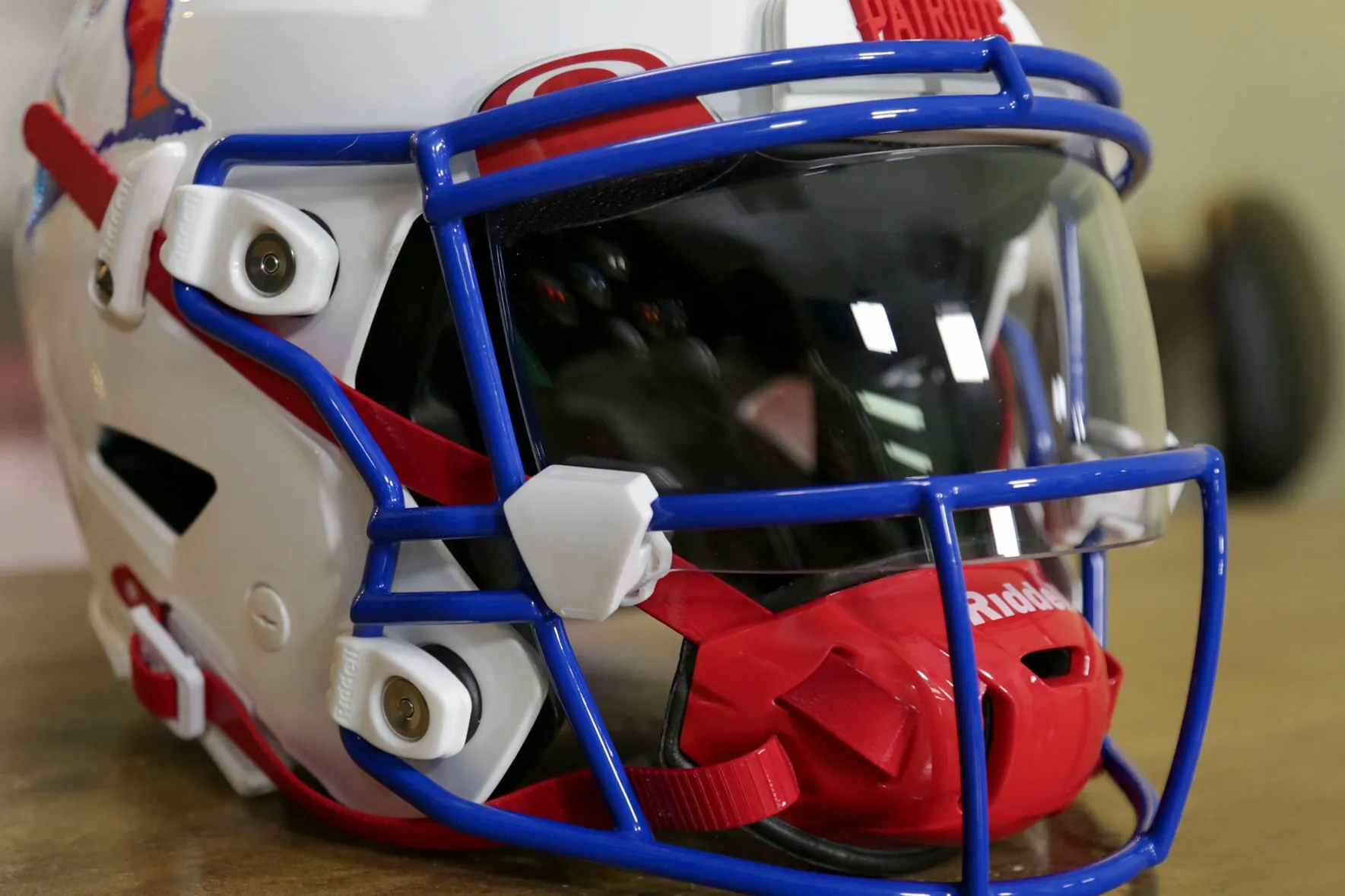 New England Patriots Riddell SpeedFlex Helmet - GG Edition 00784