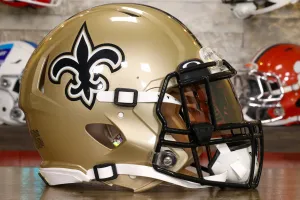 New Orleans Saints Riddell Speed Authentic Helmet - GG Edition