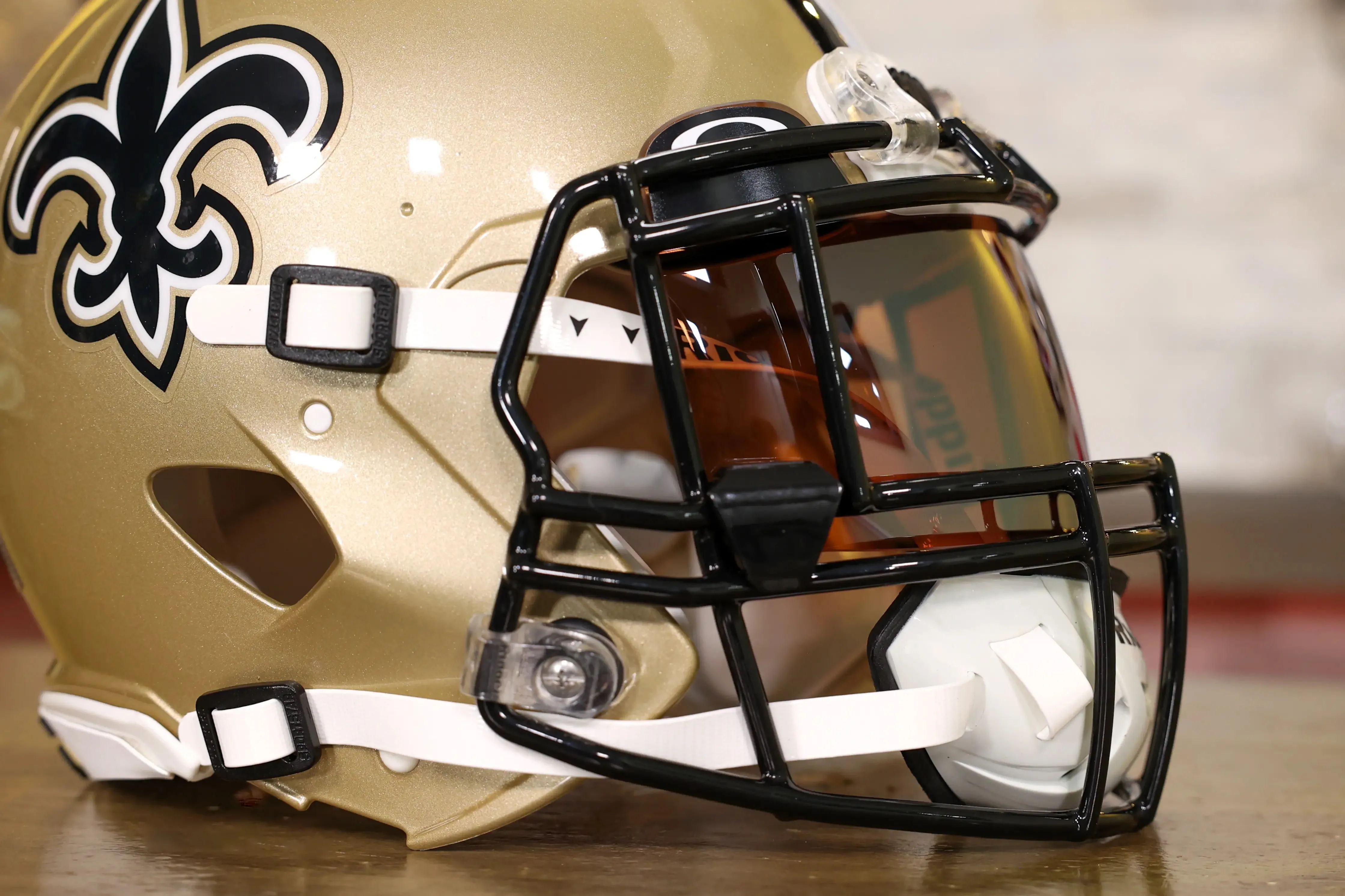 New Orleans Saints Riddell Speed Authentic Helmet - GG Edition